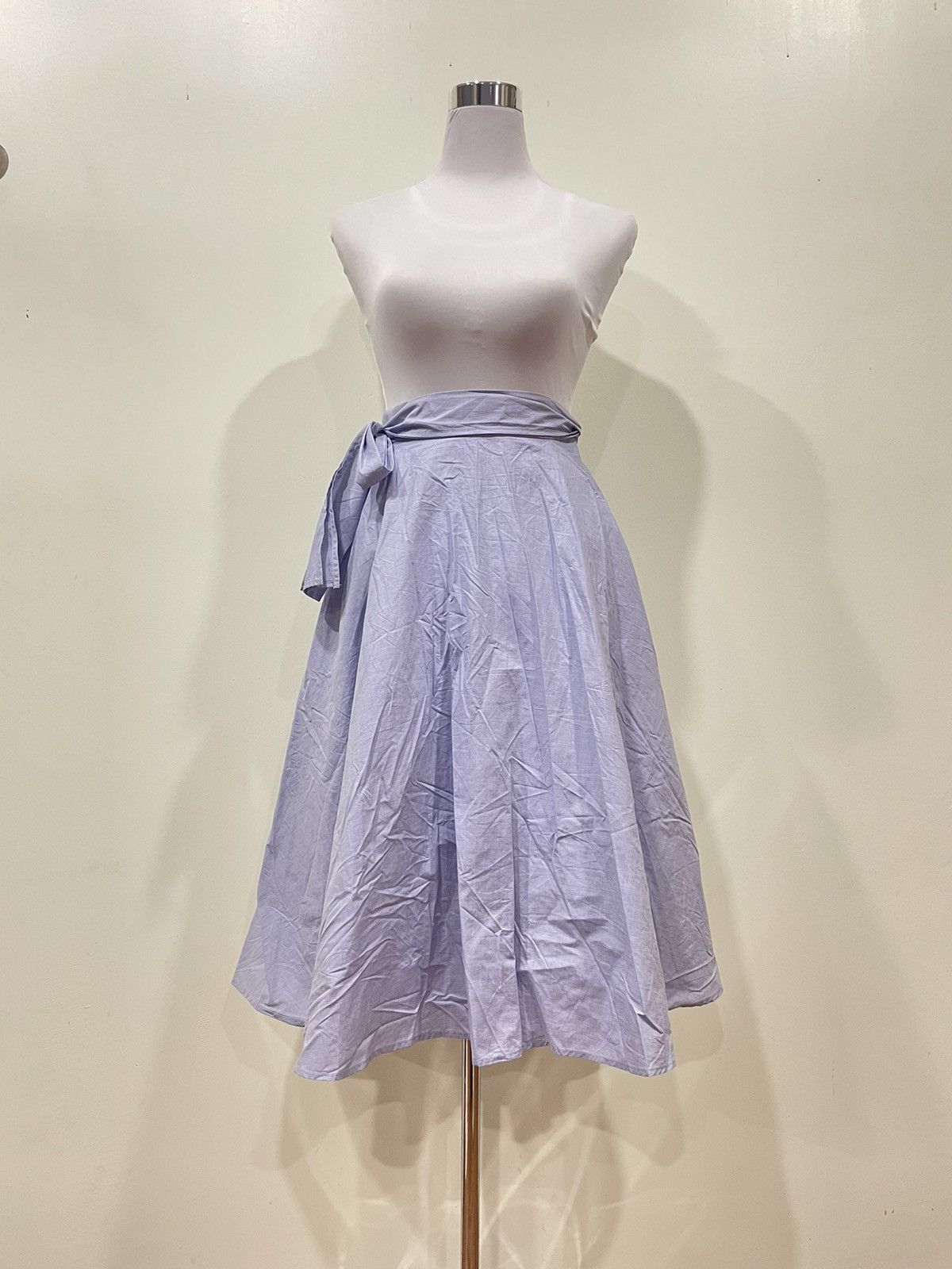 image of J W Anderson x Uniqlo J.w.anderson X Uniqlo Flared Skirt in Blue, Women's (Size 24)