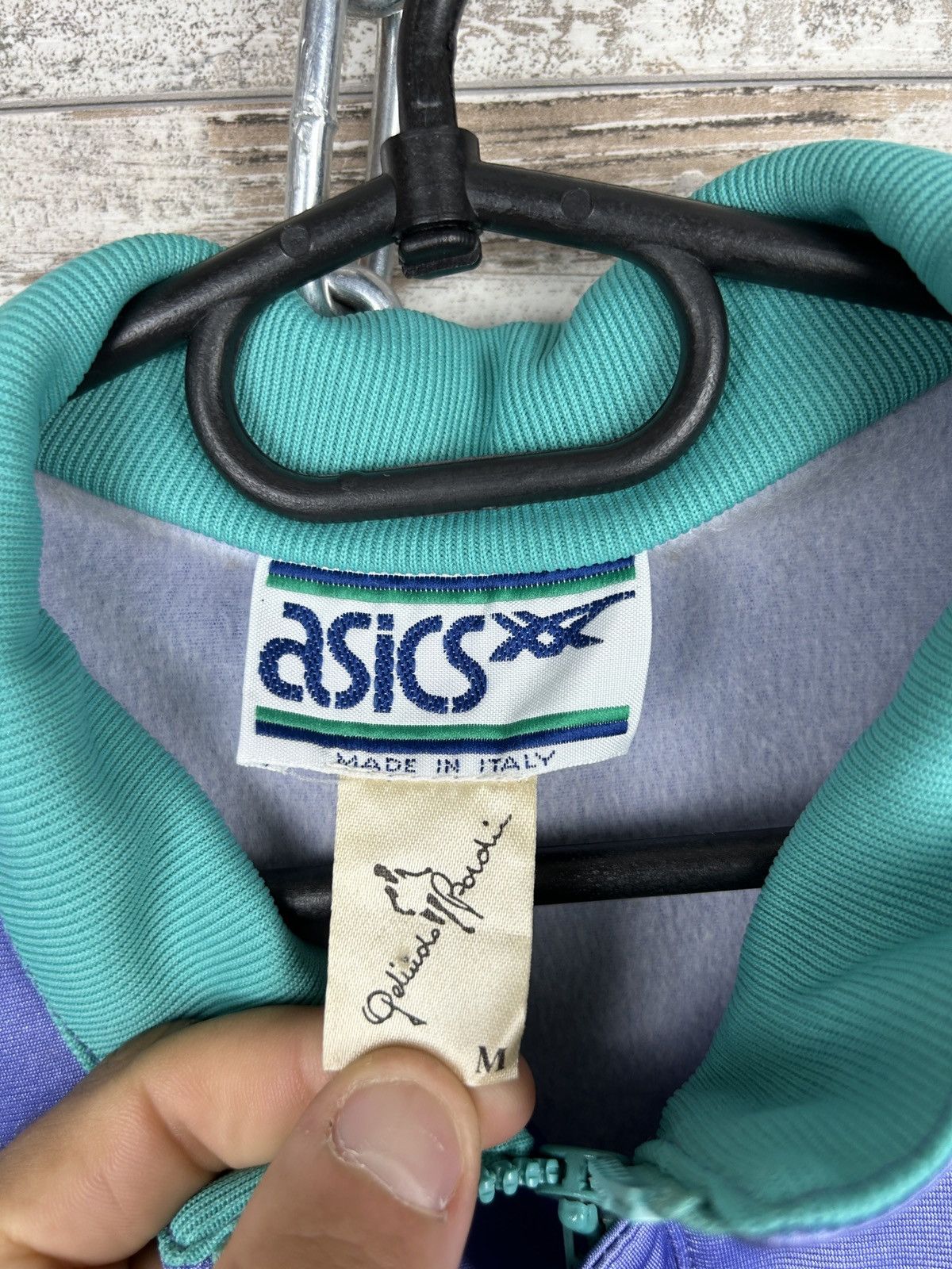 Asics × Vintage Women’s Vintage ASICS Gelindo Bordin Track Jacket vest y2k Size M / US 6-8 / IT 42-44 - 12 Thumbnail