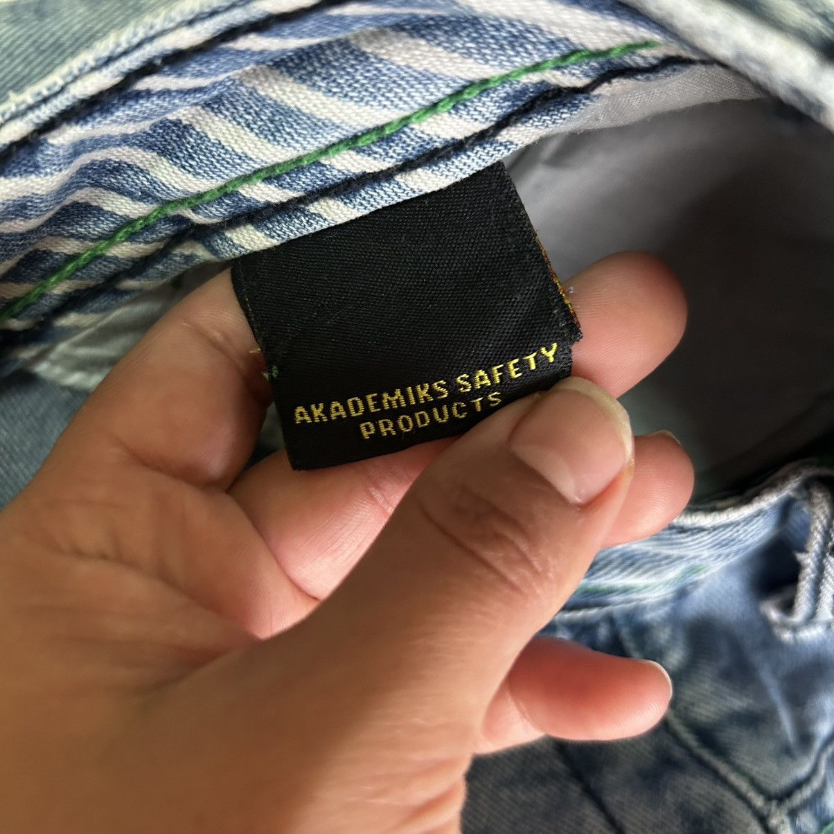 Akademiks Genuine Vintage Y2K Akademics Sick Baggy Jeans 👖 Size US 30 / EU 46 - 4 Thumbnail