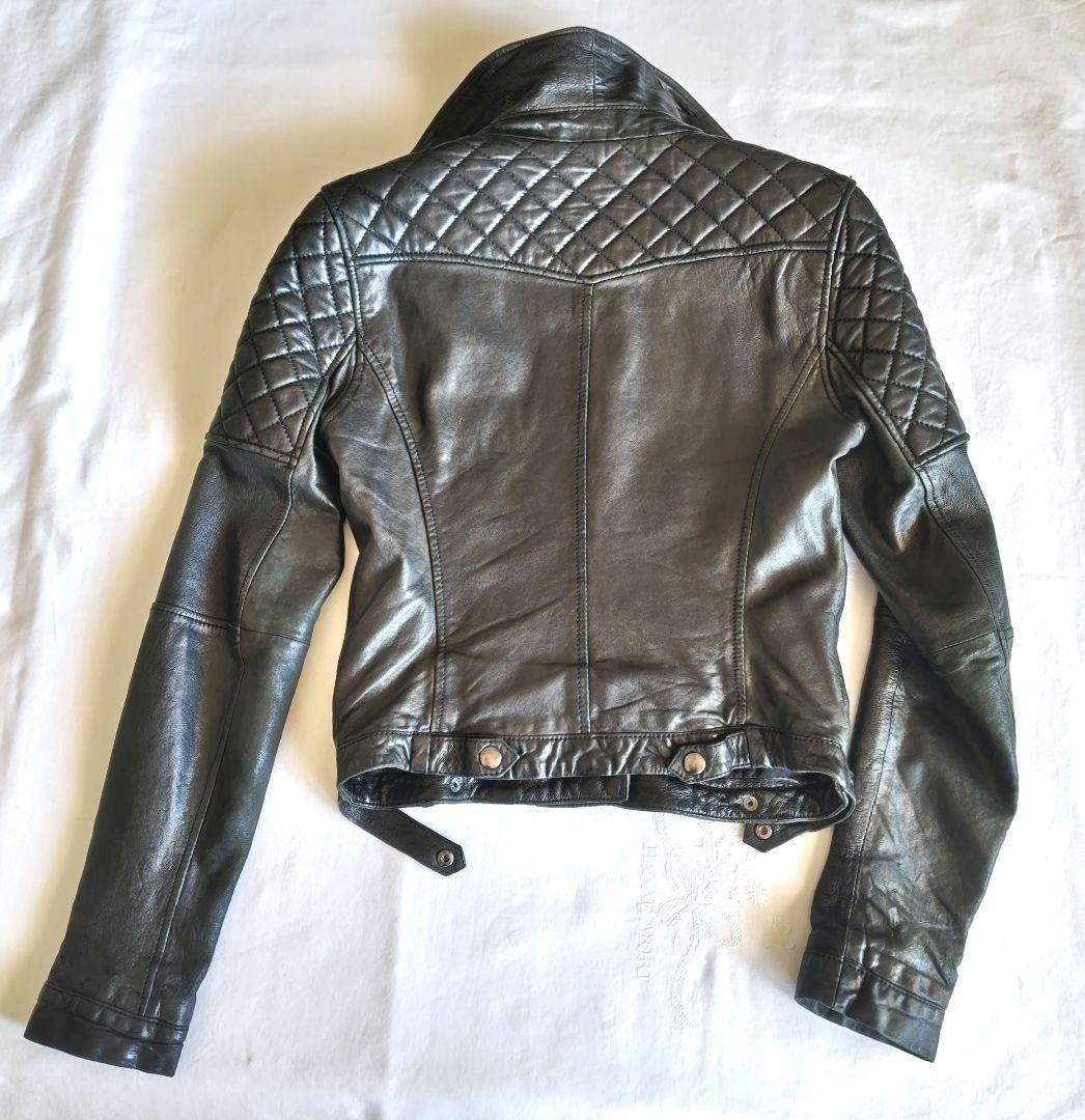 Zara Zara leather biker jacket Size M / US 6-8 / IT 42-44 - 5 Thumbnail