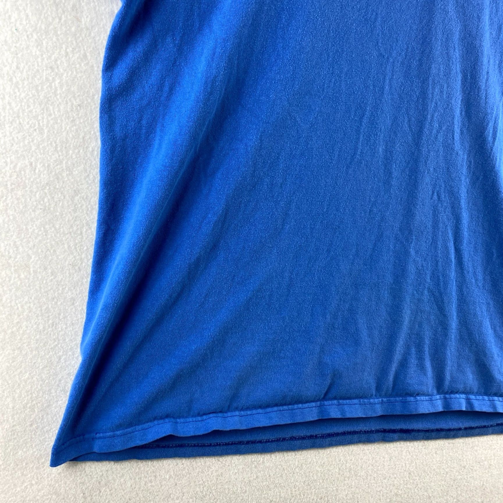 Hanes VINTAGE Hanes Beefy-T Shirt Mens XL Blue 2002 All Stars Mira Mesa Little League Short Sleeve Baseball Men XL Blue Logo Cotton Knit Size US XL / EU 56 / 4 - 7 Thumbnail
