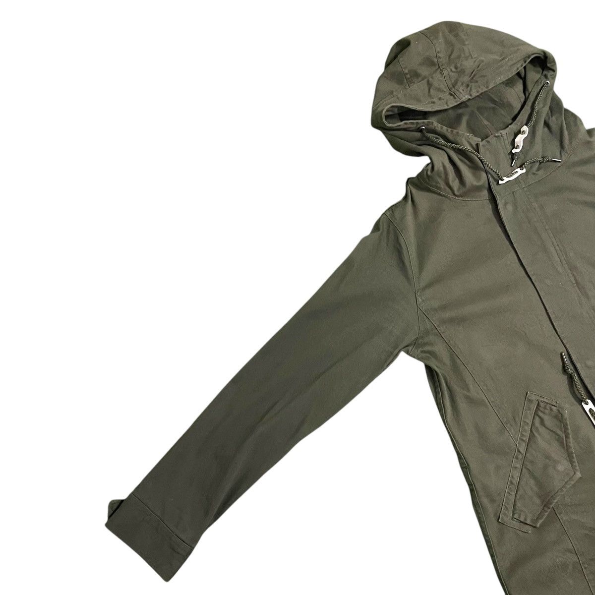 GOA 🇯🇵 SEMANTIC DESIGN PUNK MILITARY HOODIE FISHTAIL PARKA JACKET Size US M / EU 48-50 / 2 - 4 Thumbnail