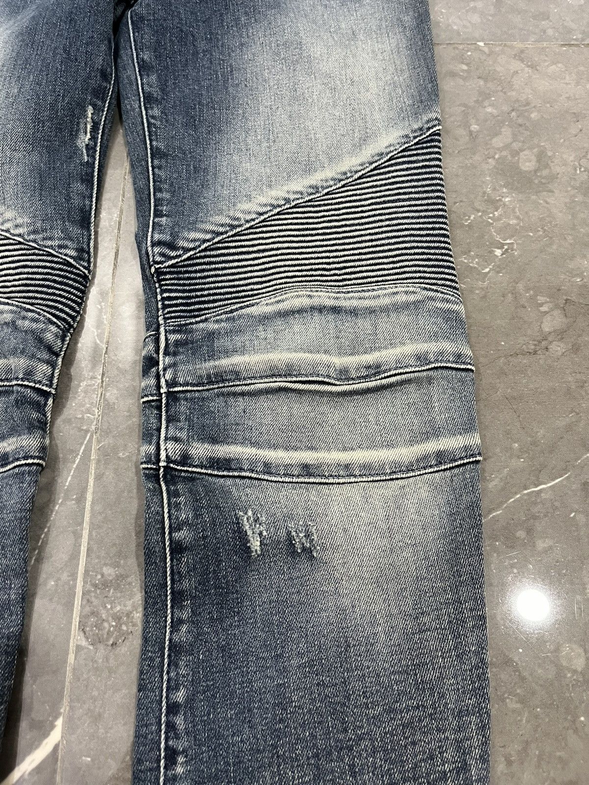 Balmain 🖤BLACKFRIDAY🖤Balmain moto biker jeans Size 30" / US 8 / IT 44 - 7 Thumbnail