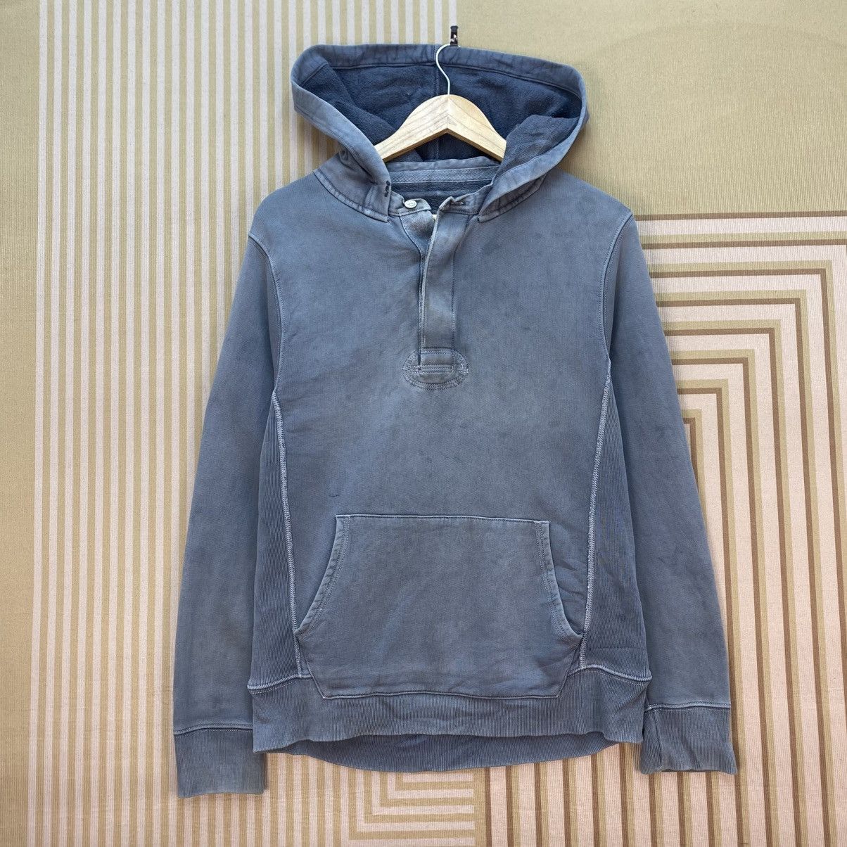 J.Crew 🫶Distressed J crew Half Button Pullover Hoodie Size US M / EU 48-50 / 2 - 1 Thumbnail