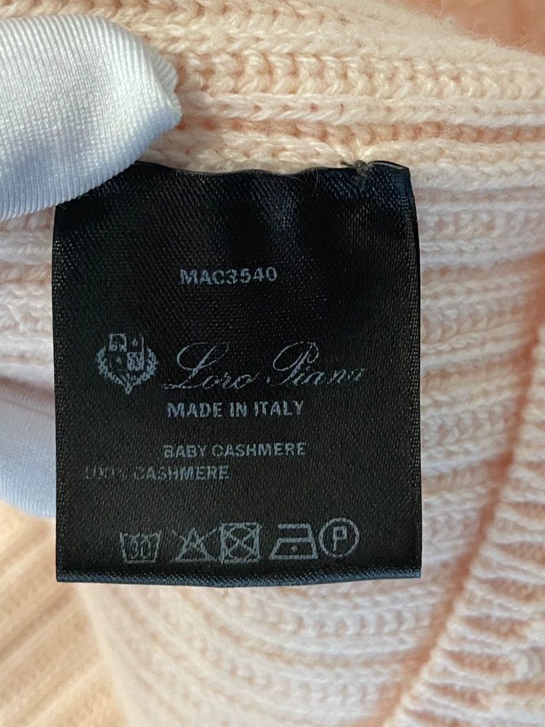 Loro Piana Pink Cashmere Sweater-