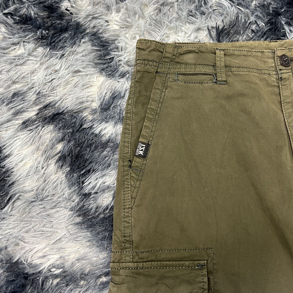 Japanese Brand ISK Jogger Cargo Pants Size US 29 - 5 Thumbnail