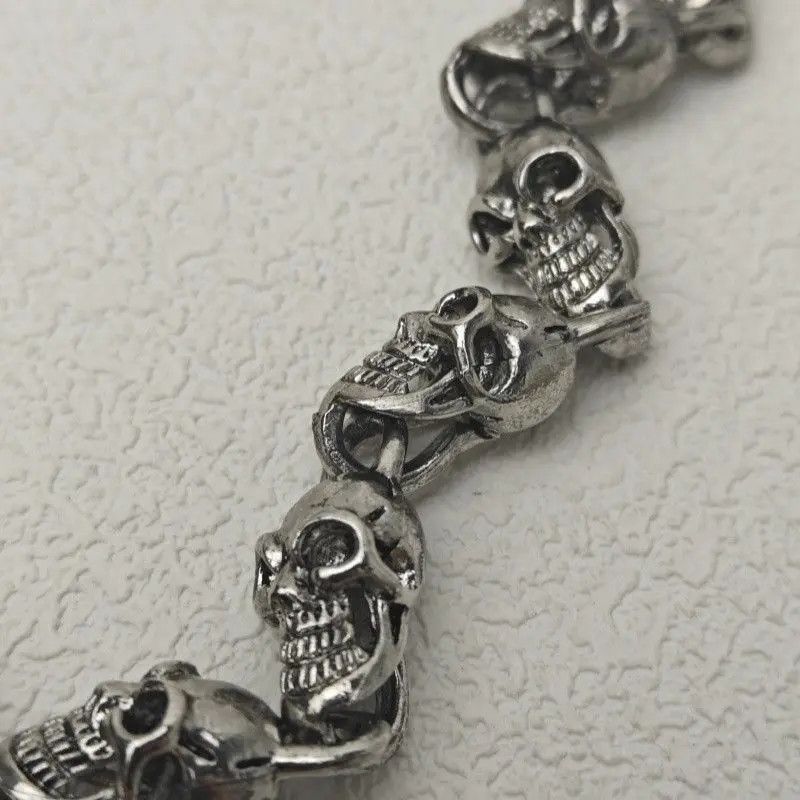 Jewelry Punk Skulls Wallet Chain Size ONE SIZE - 6 Thumbnail