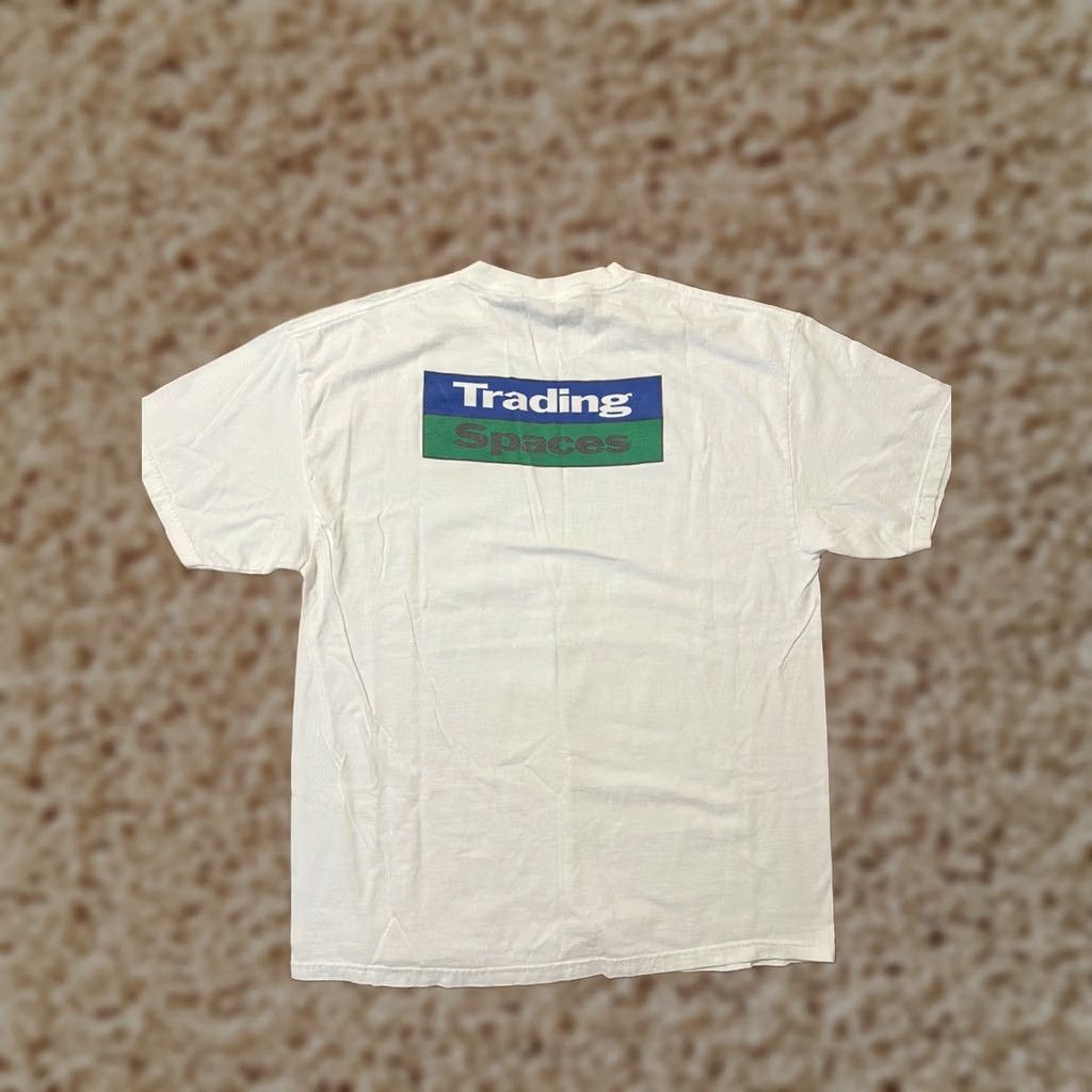 Chanel VINTAGE Trading Spaces TLC Discovery Channel Store White T-Shirt Men's XLarge Size US XL / EU 56 / 4 - 1 Thumbnail