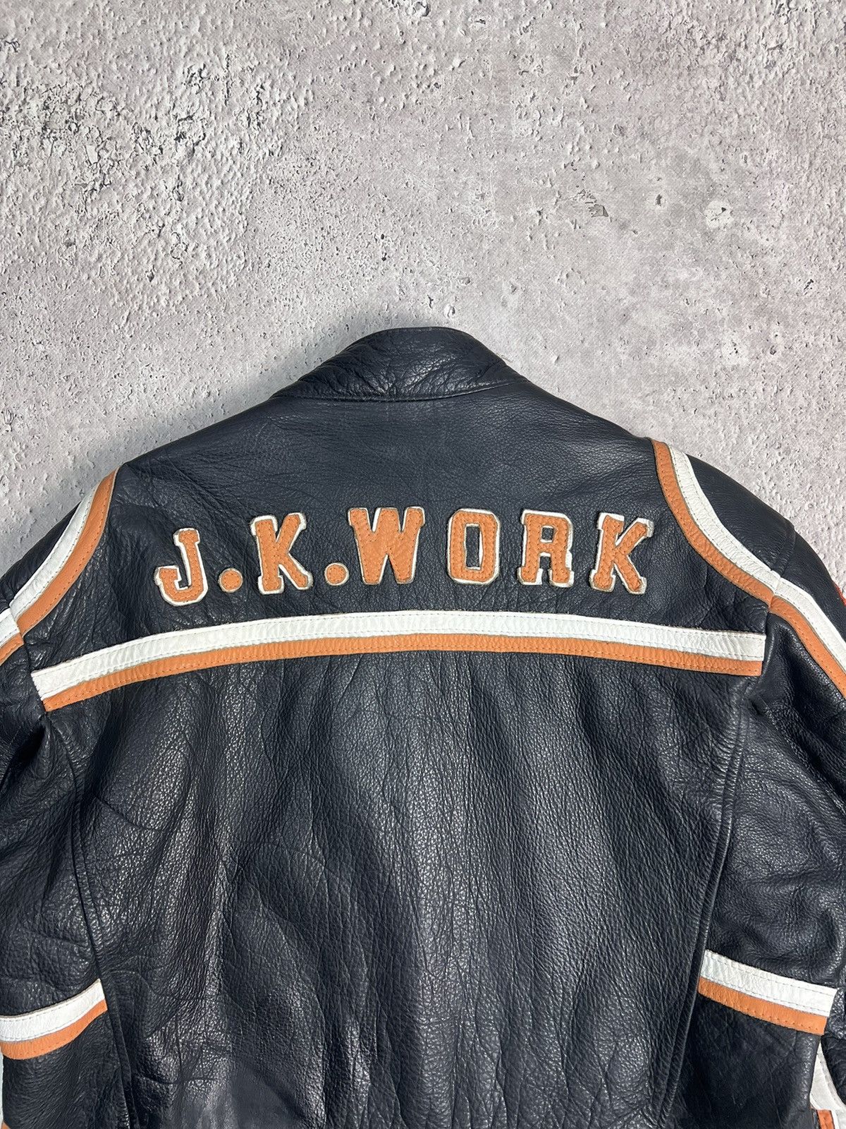 Vintage Vintage MOTO RACING F1 Leather HYPE Jacket Size US XL / EU 56 / 4 - 12 Thumbnail