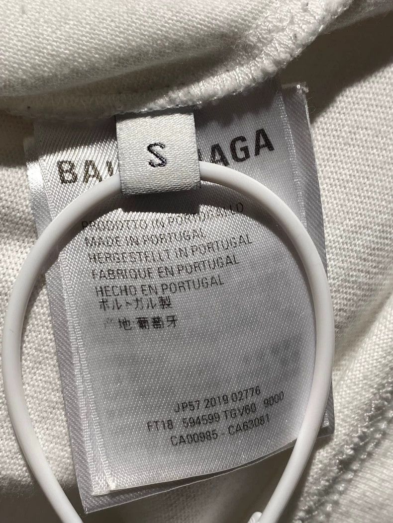 Balenciaga Balenciaga Classic white T-shirt Size US S / EU 44-46 / 1 - 4 Thumbnail