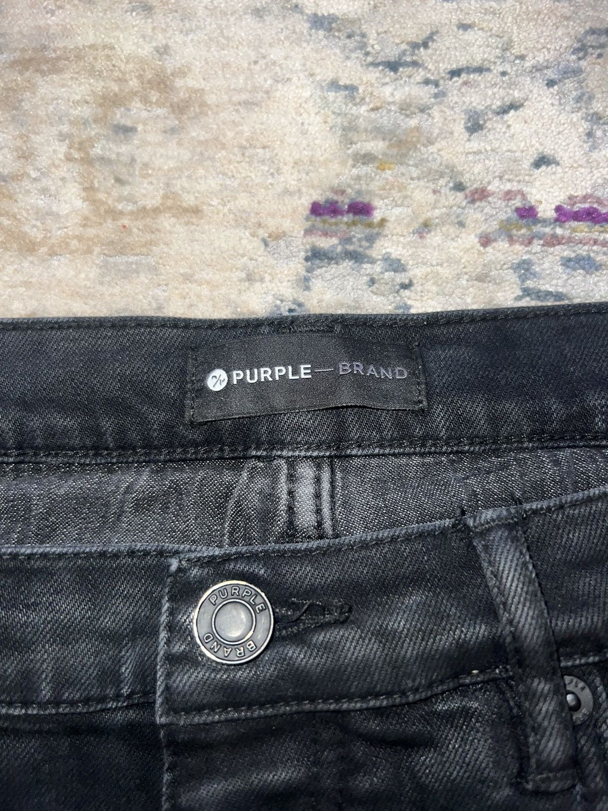 Purple × Purple Brand Purple Brand Black Denim Jeans P001 Sz 36 Size US 36 / EU 52 - 2 Thumbnail