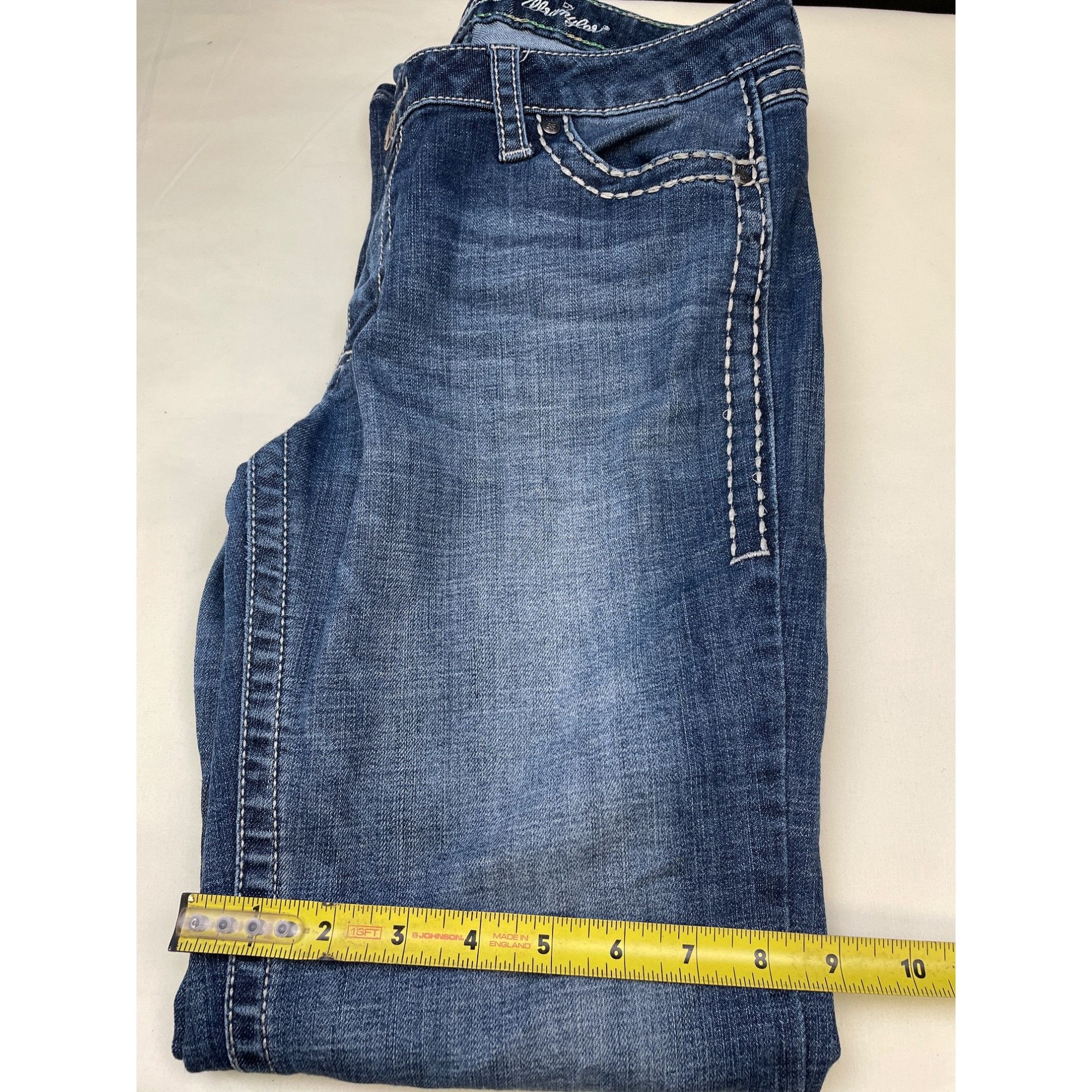 Other Rock 47 By Wrangler Women's Blue Jeans Flared Ultra Low rise Size 30" / US 8 / IT 44 - 5 Thumbnail