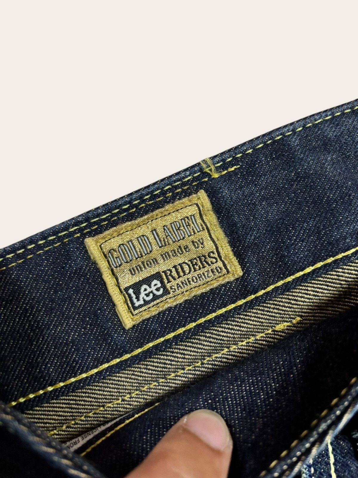 Tornado Mart Rare Lee Sanforized Gold Tag Faded Flared Jeans Size US 33 - 10 Thumbnail