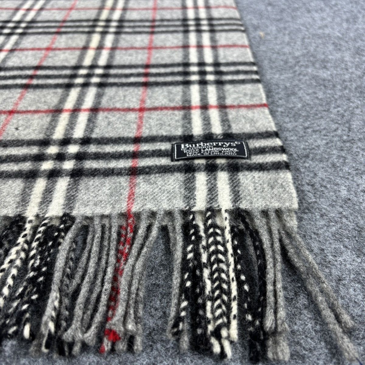 Burberry × Vintage Burberrys Scarf # D790 # Muffler # Neckwear # Nova Check Size ONE SIZE - 14 Thumbnail
