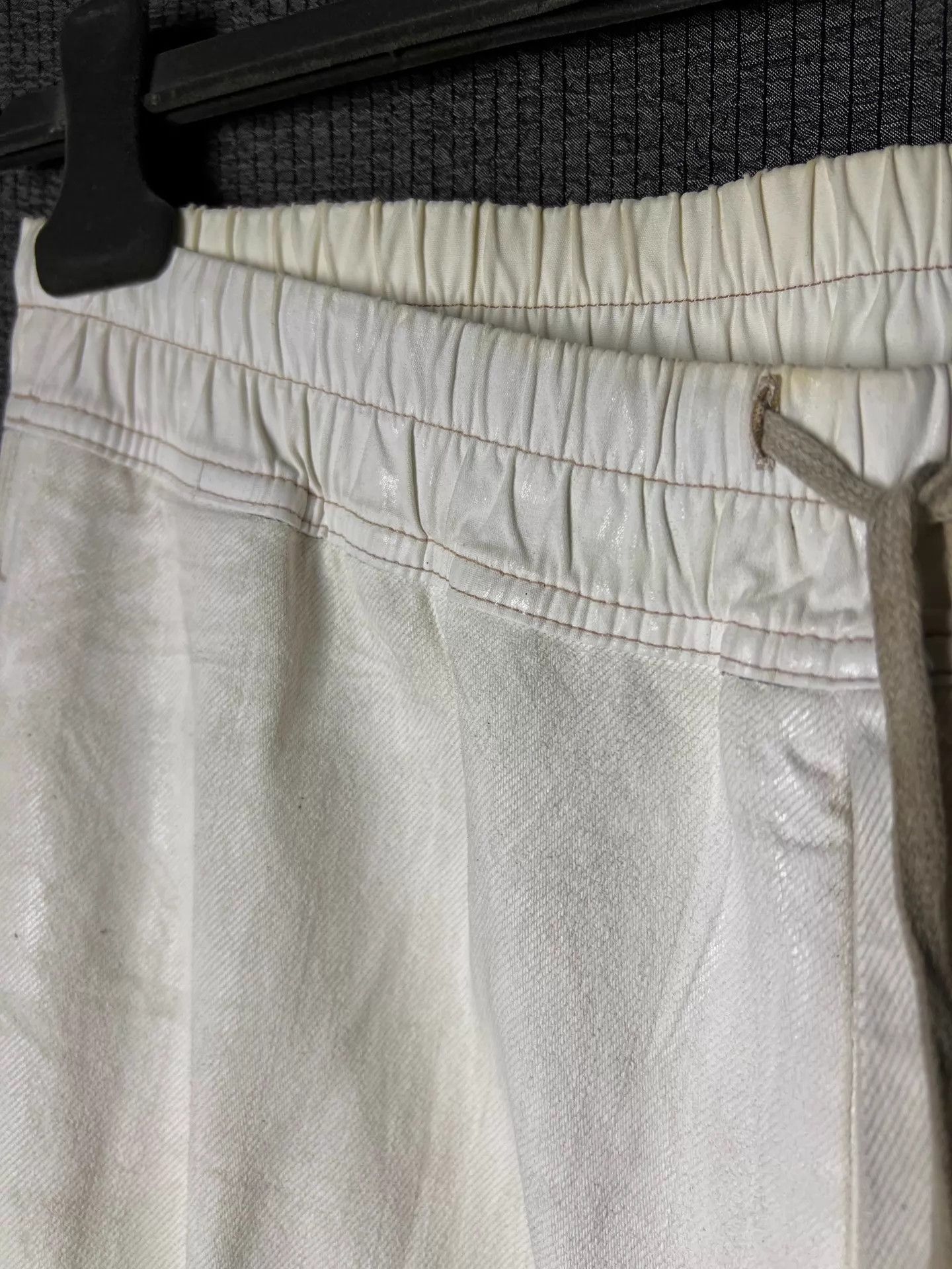 Rick Owens 【Rare Runway Style】Rick Owens 20SS Line Waxed Glue Shorts Size US 40 / EU 56 - 4 Thumbnail