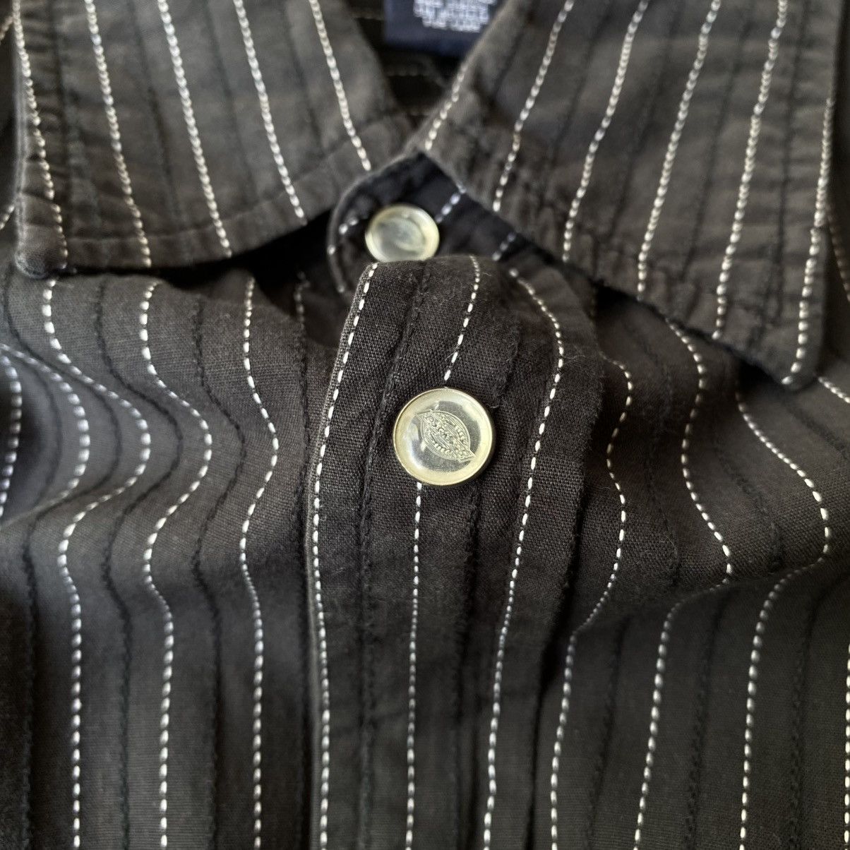 Dickies Dickies Black Shirt with White and Black Stitched Stripes Size US XXL / EU 58 / 5 - 7 Thumbnail