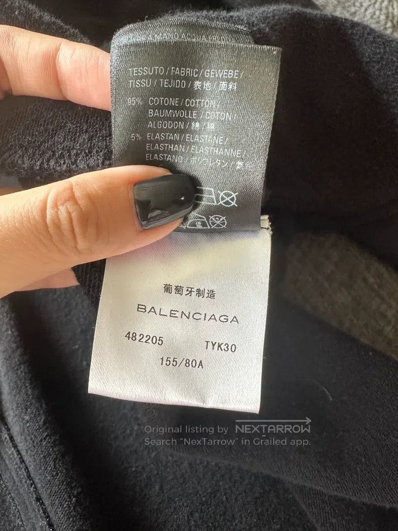 Balenciaga Balenciaga Oversized Hooded Zip-Up Sweatshirt Jacket Size US XS / EU 42 / 0 - 6 Thumbnail