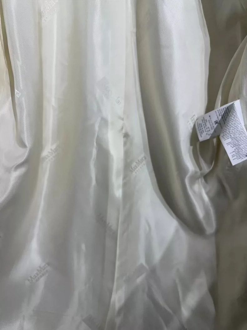 Max Mara Max Mara White Alpaca Coat Size M / US 6-8 / IT 42-44 - 3 Thumbnail