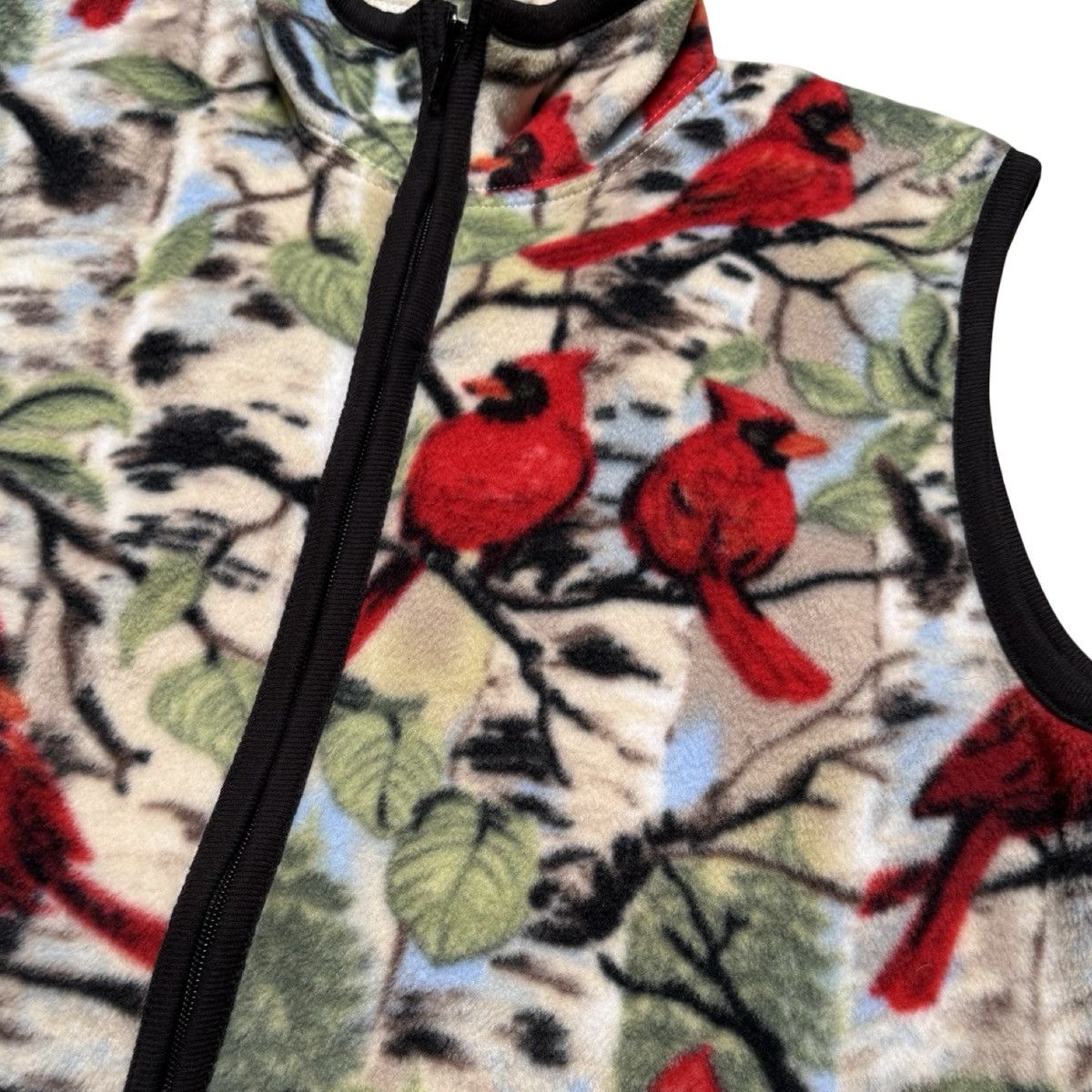 Vintage Vintage 90s South Mountain Fleece Vest Red Cardinals M Size M / US 6-8 / IT 42-44 - 2 Thumbnail
