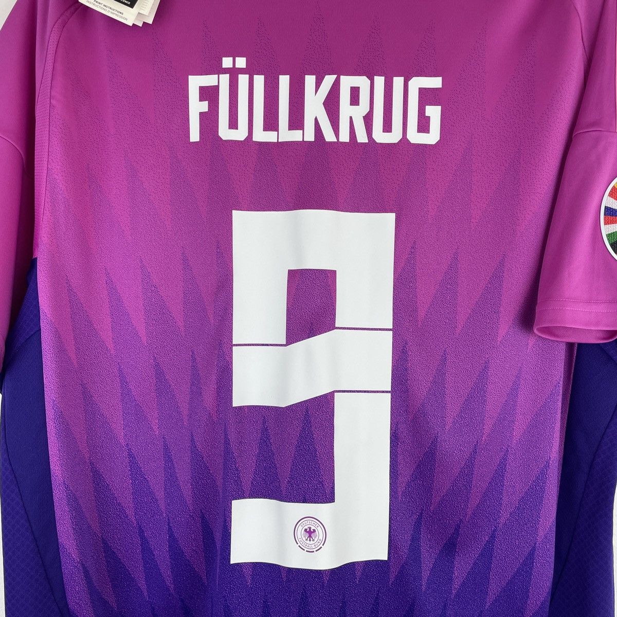 Adidas Germany Niclas Füllkrug Adidas Pink Jersey Euro 2024 size XL Size US XL / EU 56 / 4 - 8 Thumbnail