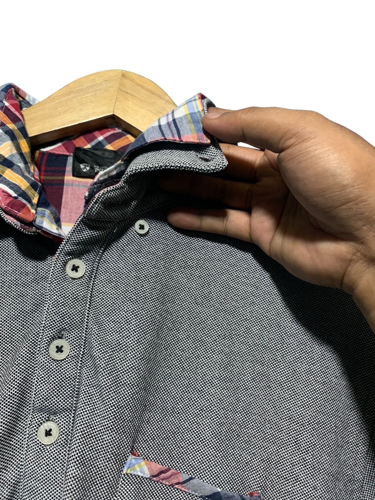 If Six Was Nine 2000s TKMIXPICE double collar polo shirt Size US M / EU 48-50 / 2 - 5 Thumbnail