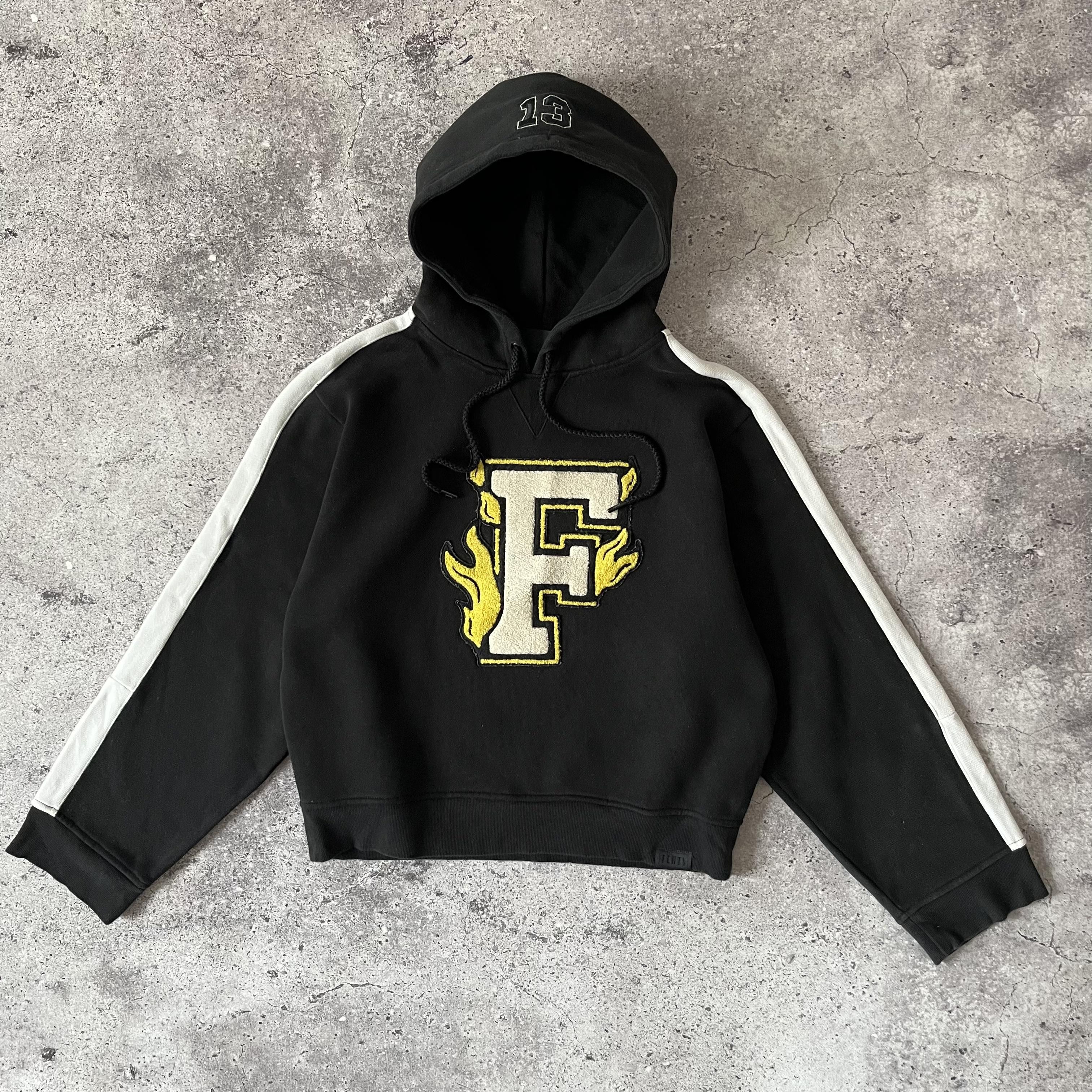 Fenty × Puma Puma x Rihanna Fenty Varsity Cropped Oversized Hoodie Size S / US 4 / IT 40 - 2 Thumbnail