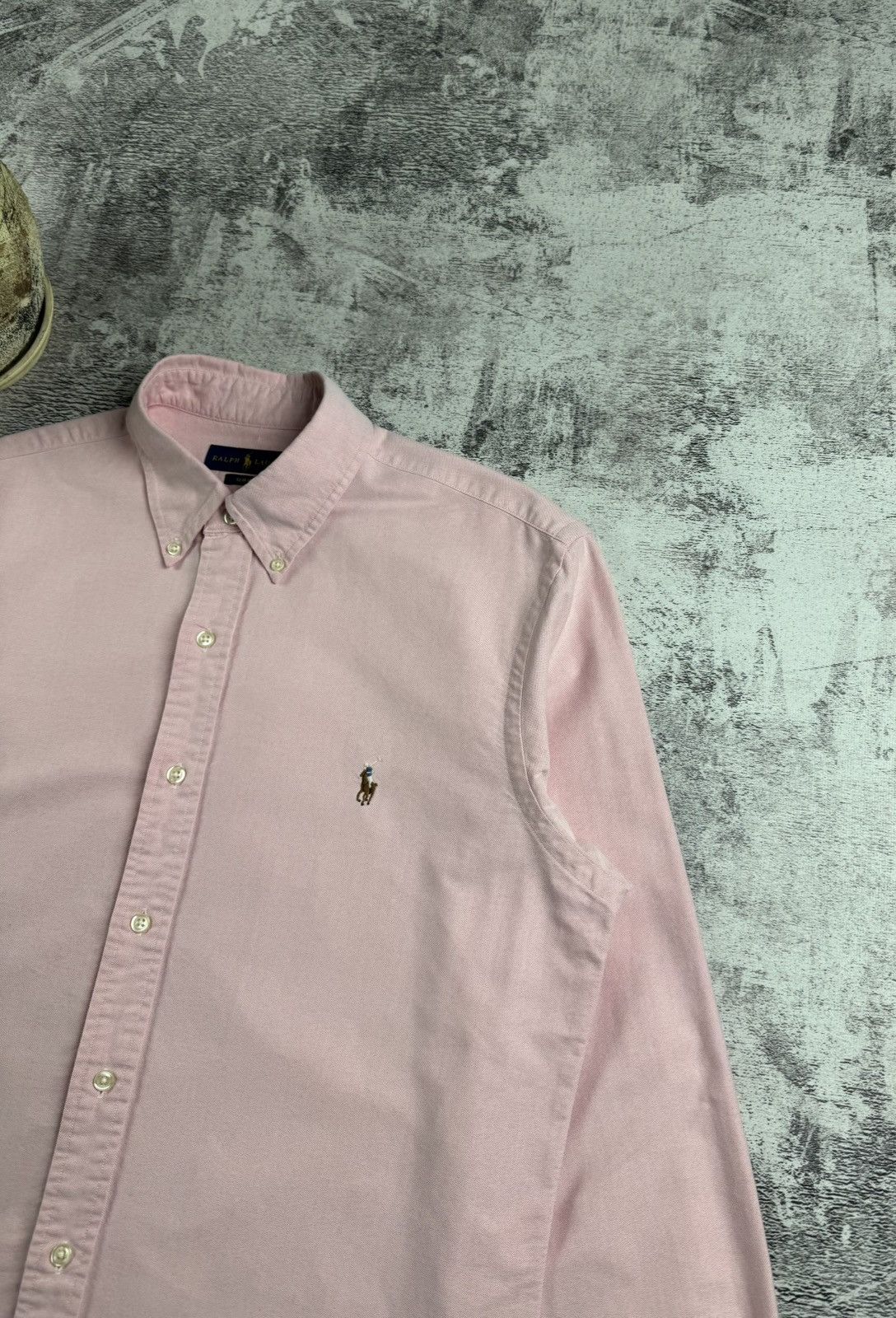 Polo Ralph Lauren Polo Ralph Lauren Basic Blank 90S Longsleeve Button Shirt Size US L / EU 52-54 / 3 - 5 Thumbnail