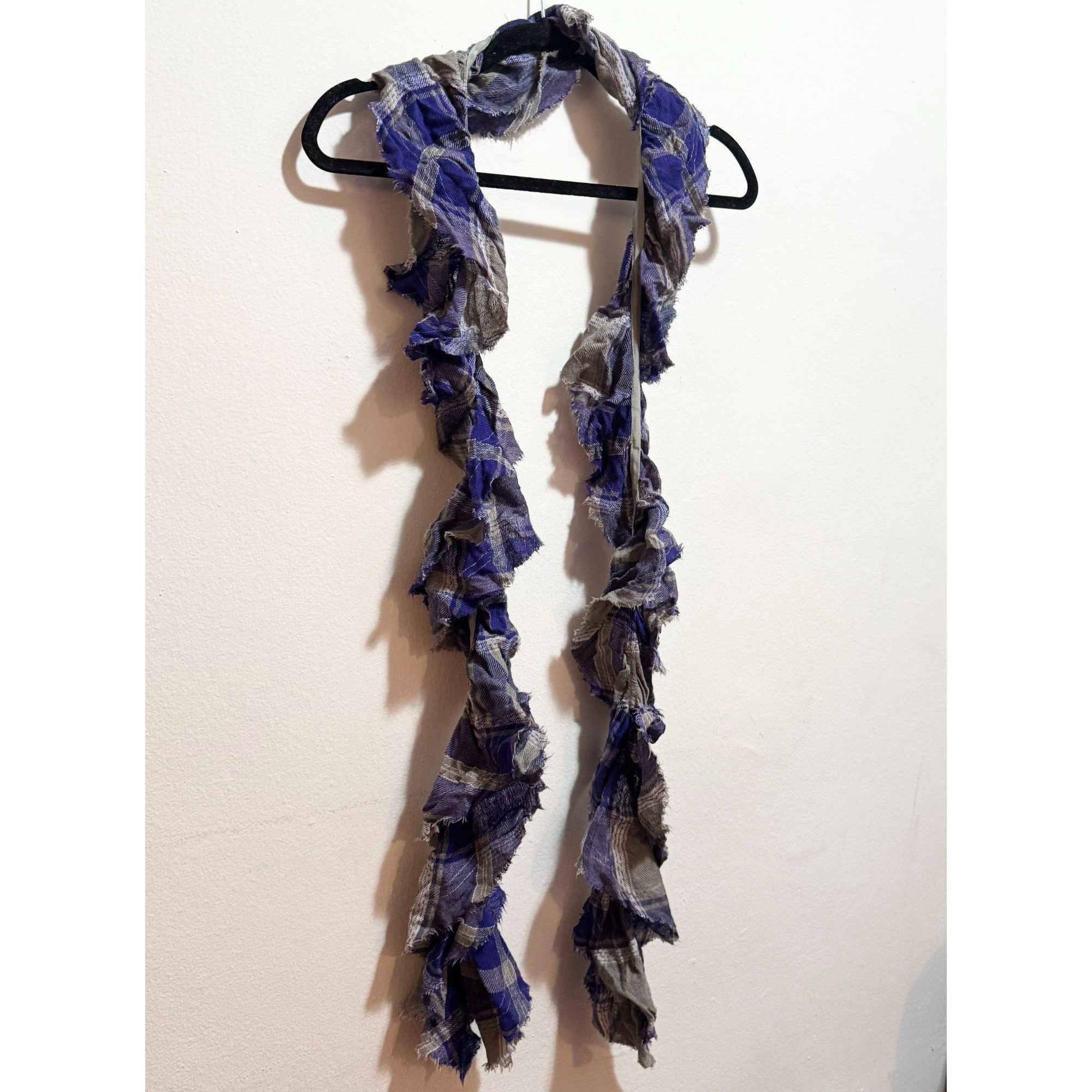 Gap GAP Vintage Y2K Plaid Fringe Scarf Shall Size ONE SIZE - 2 Thumbnail