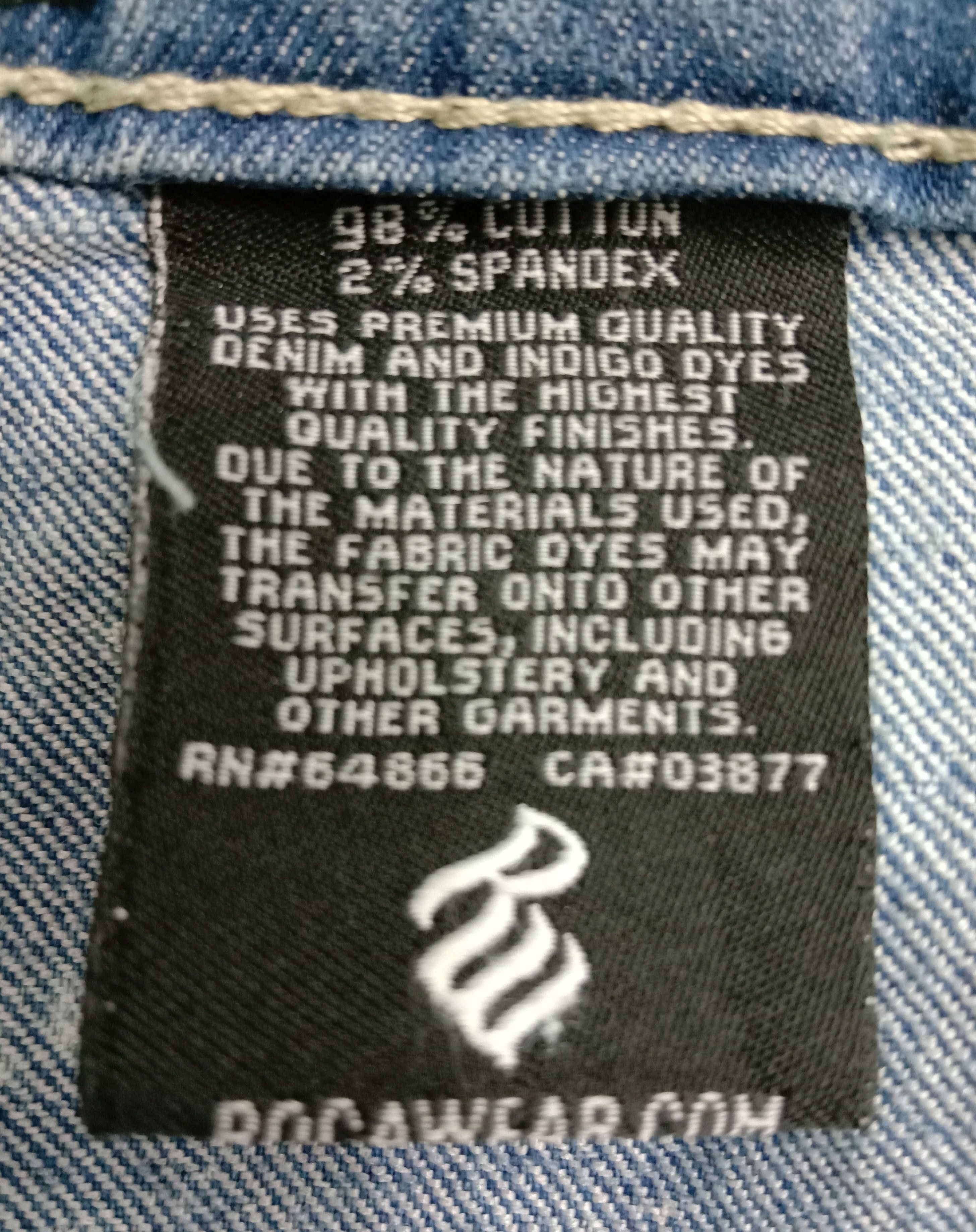 Beauty Beast Indigo Dye Rocawear Jeans Slim Fit Denim Size US 38 / EU 54 - 13 Thumbnail