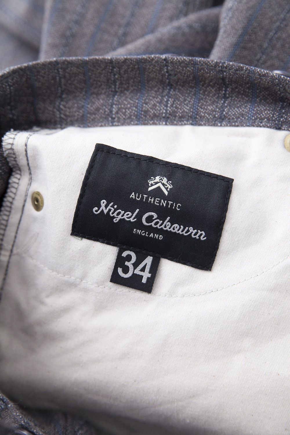 Nigel Cabourn Vintage striped work trousers Size US 32 / EU 48 - 7 Thumbnail