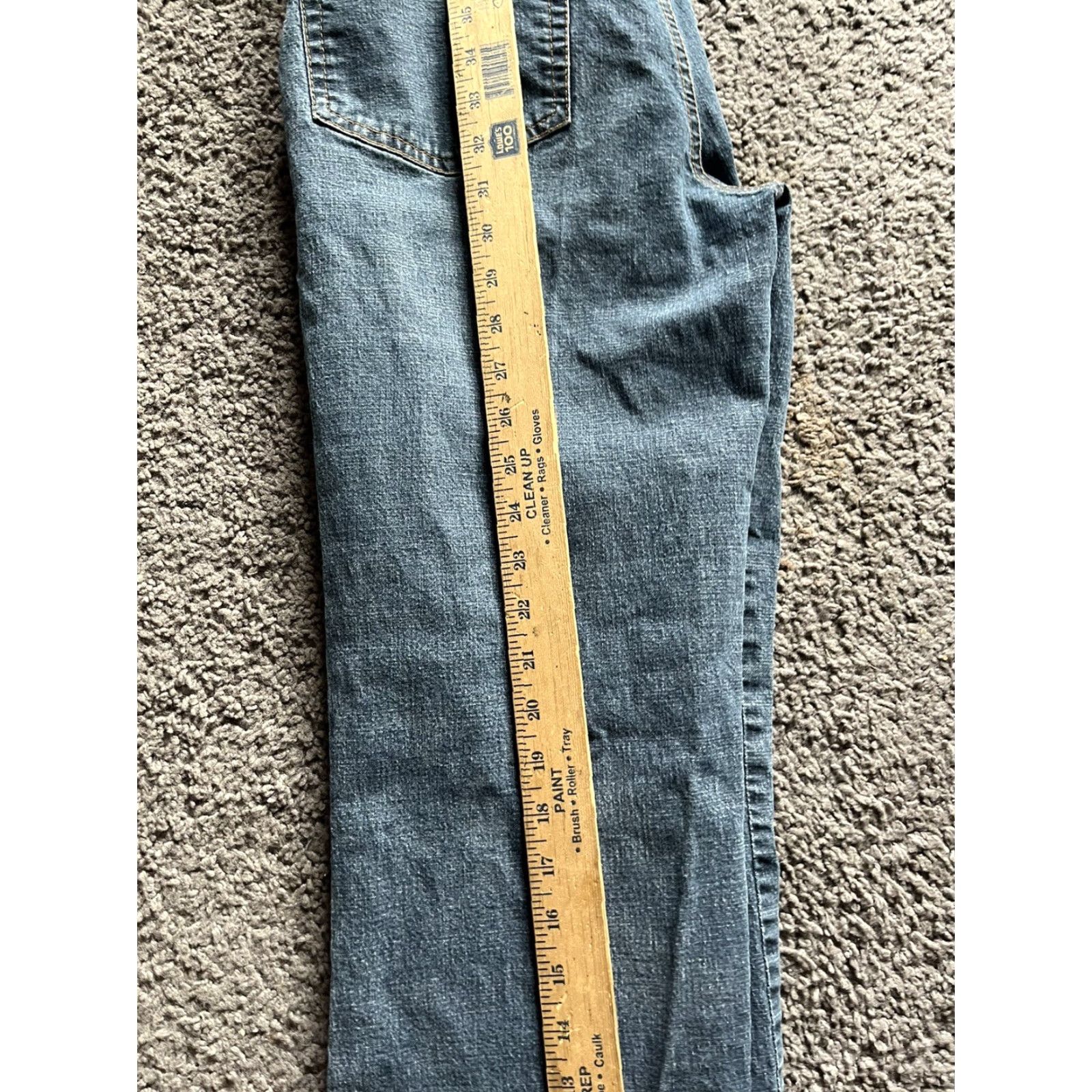 Izod IZOD Women's Jeans Size 8 Straight Denim Mid Rise Blue Medium Wash 5-Pocket Size 30" / US 8 / IT 44 - 7 Thumbnail