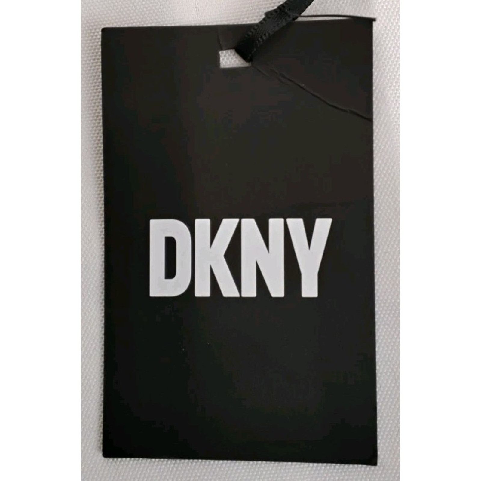 DKNY DKNY Pleather A-Line Skirt Women's M Black Pleats Midi NWT Size 32" / US 10 / IT 46 - 12 Thumbnail