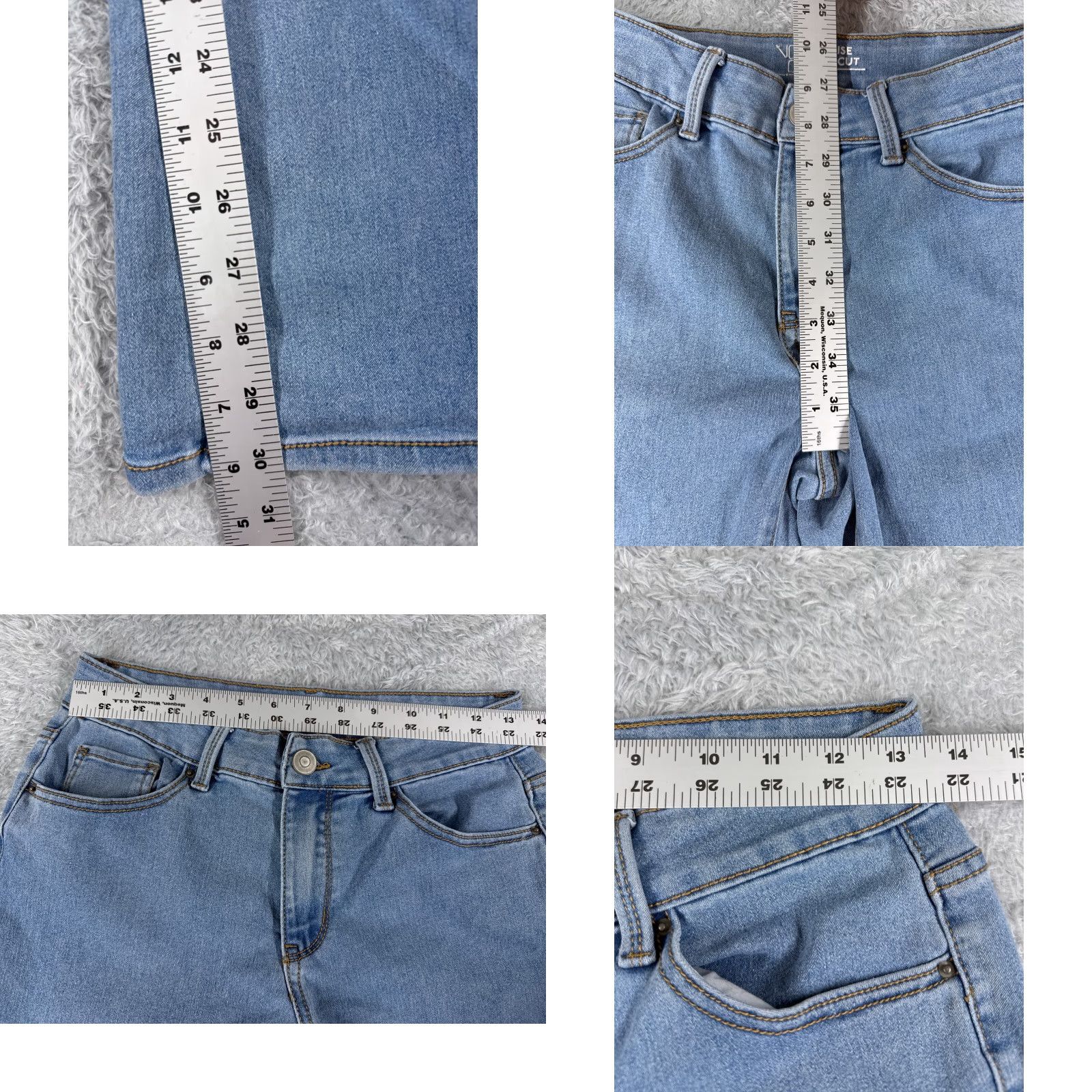 Vintage No Boundaries Jeans Bootscut Denim 27x30 Womens 9 Blue Cotton 5-Pocket Mid Rise Regular Inseam 30in Vintage: No Size 30" / US 8 / IT 44 - 8 Thumbnail