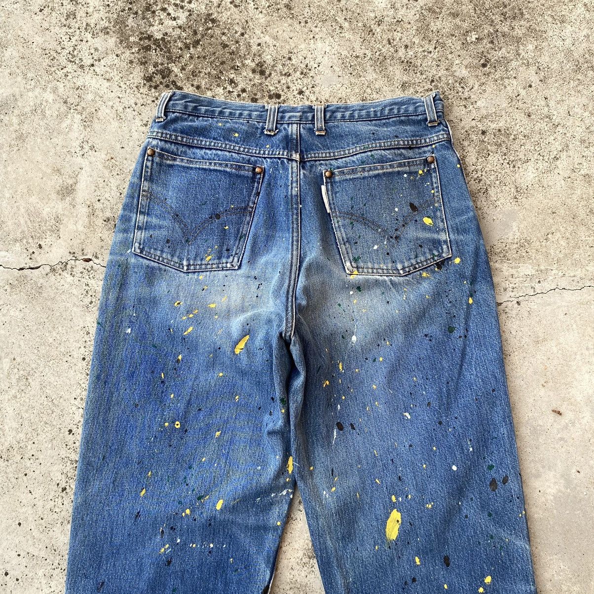 Comme des Garcons Custom Made CDG Splatter Paint Denim Jeans Size US 30 / EU 46 - 7 Thumbnail