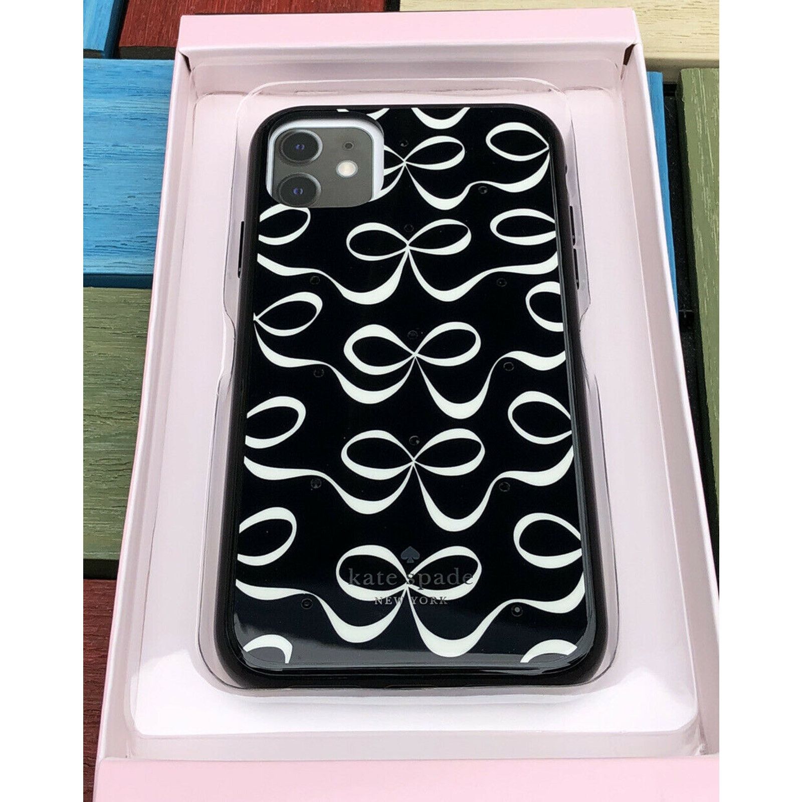 Kate Spade Kate Spade Bow Jeweled Black Multi iPhone 11 Pro Case new Size ONE SIZE - 4 Thumbnail