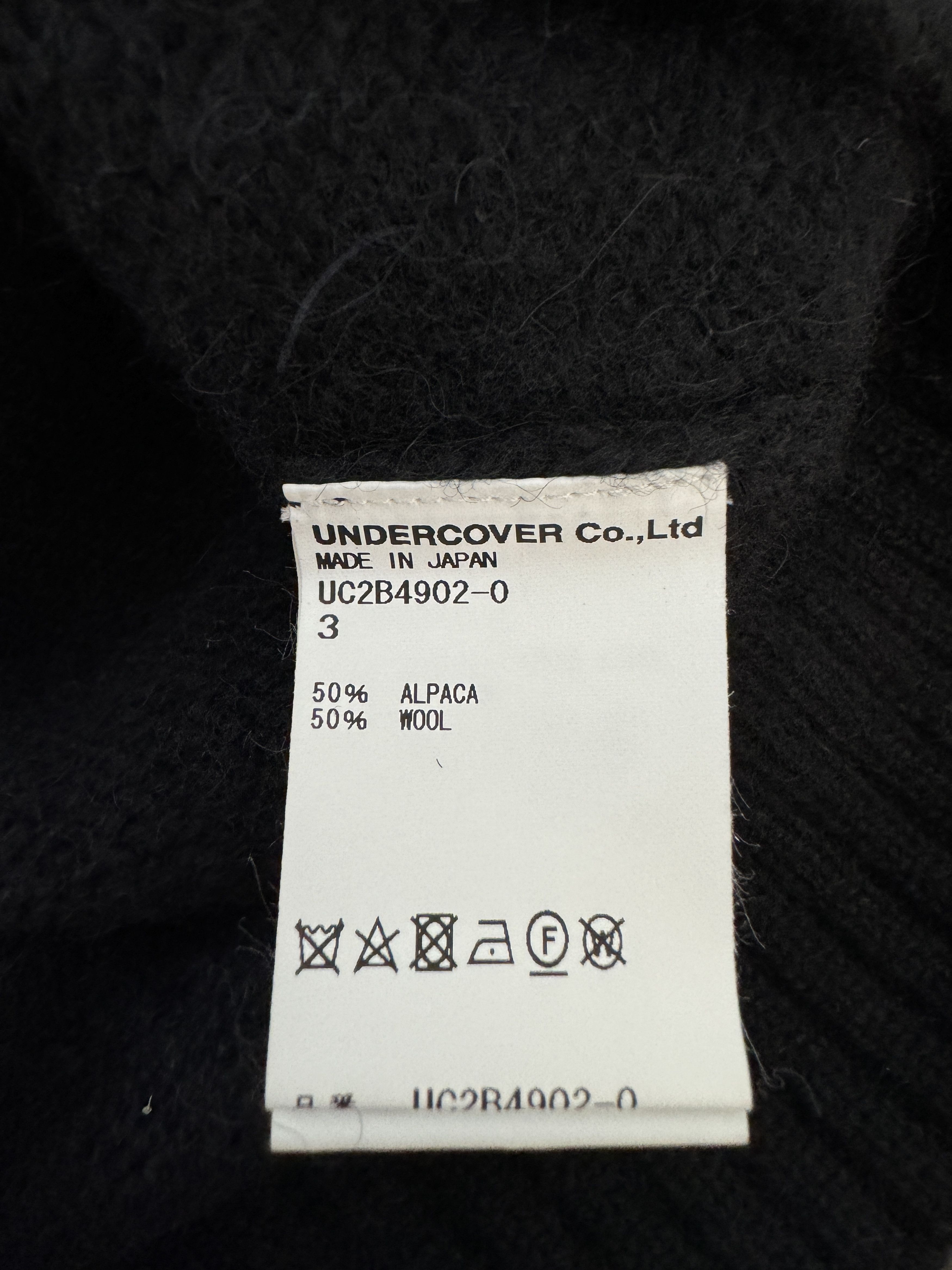 Undercover Undercover Psycho Alfred Hitchcock Alpaca Wool Sweater Size US L / EU 52-54 / 3 - 5 Thumbnail