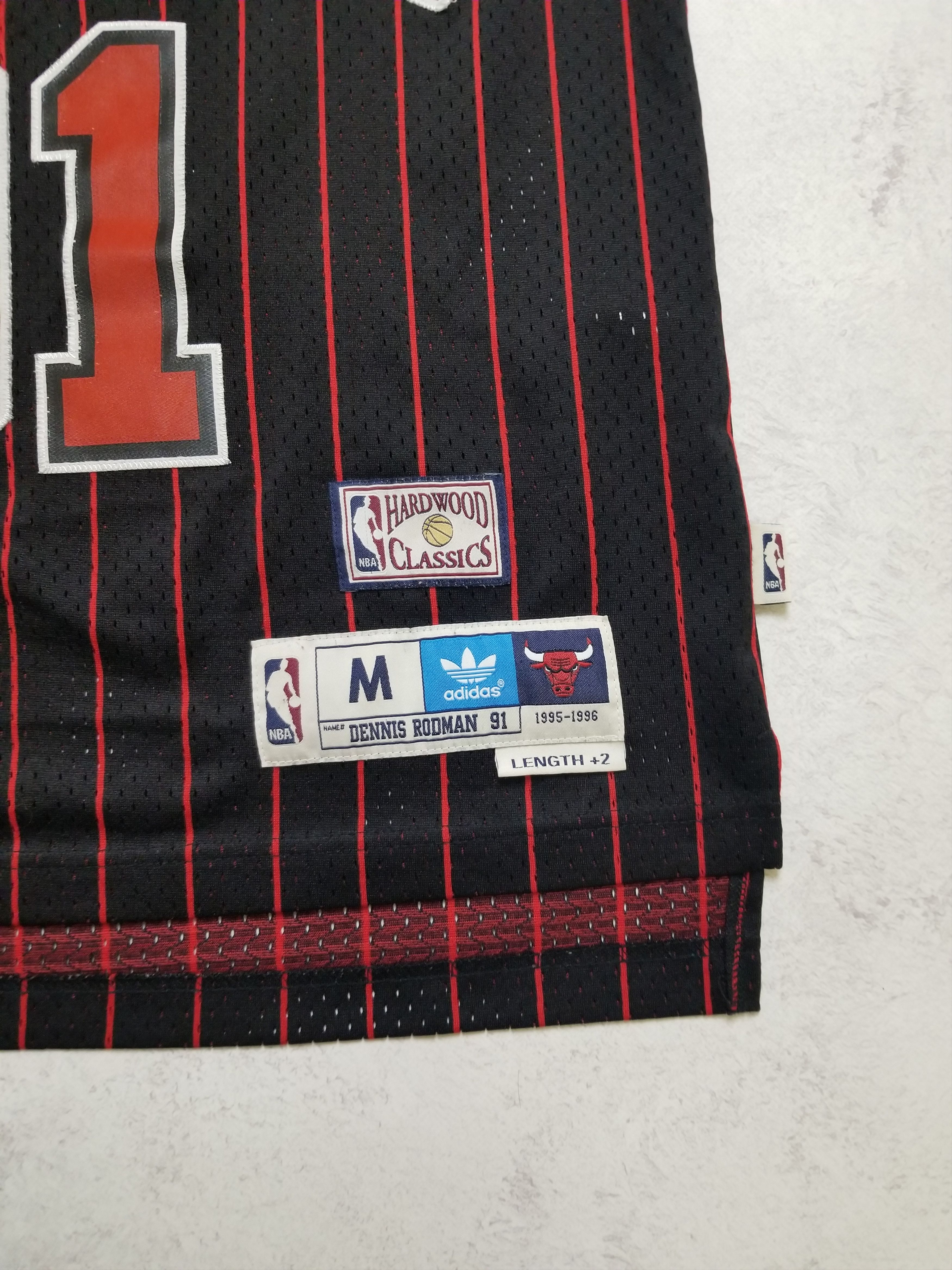 Adidas Dennis Rodman #91 Chicago Bulls NBA Embroidered Jersey Size US M / EU 48-50 / 2 - 20 Thumbnail
