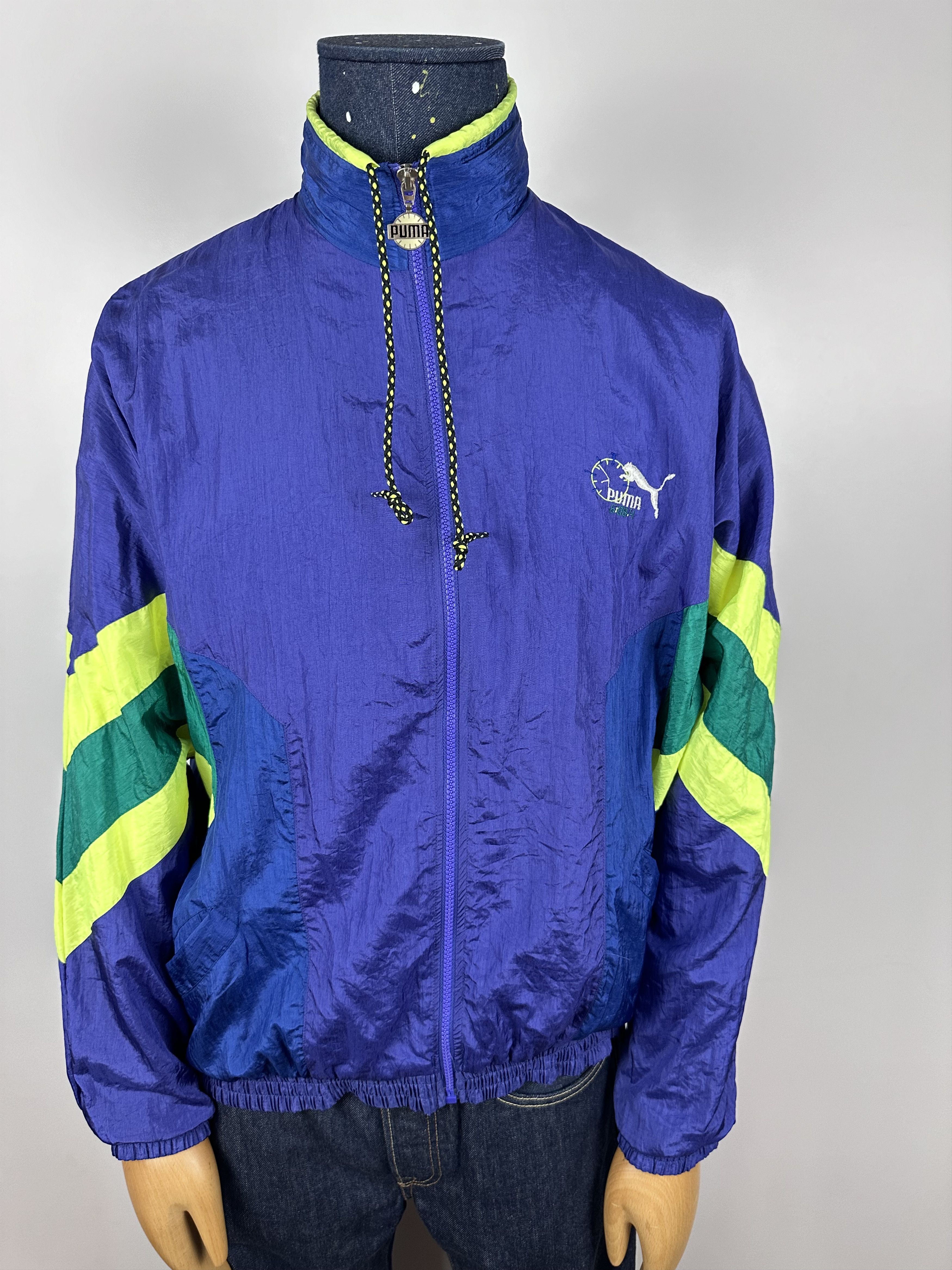 Puma × Vintage Puma Performance Vintage 90s Nylon Track Top Jacket Size US M / EU 48-50 / 2 - 2 Thumbnail