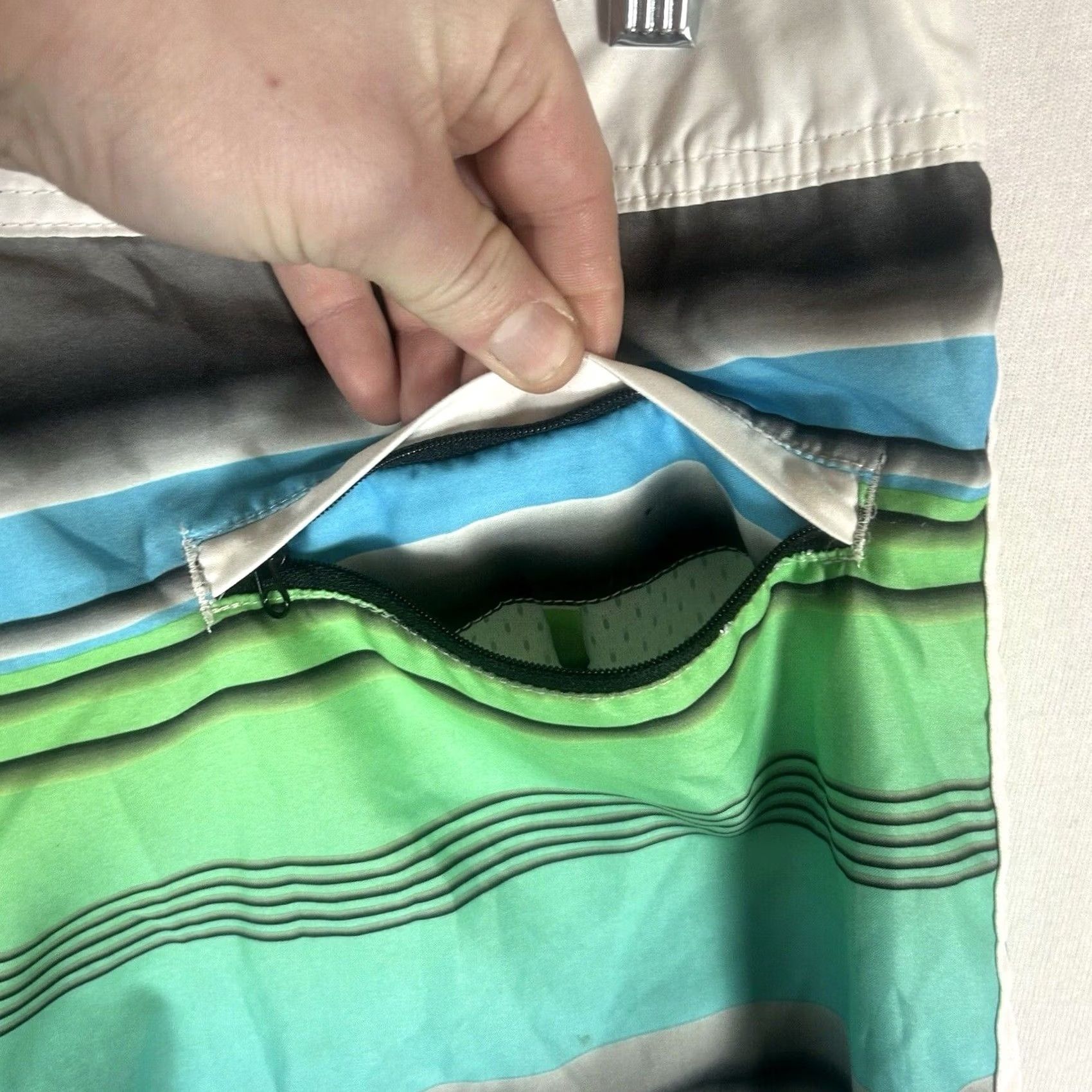 Hurley Hurley Phantom Board Shorts Striped Multicolor 31 Men Beach Surf Trunks Size US 31 - 5 Thumbnail