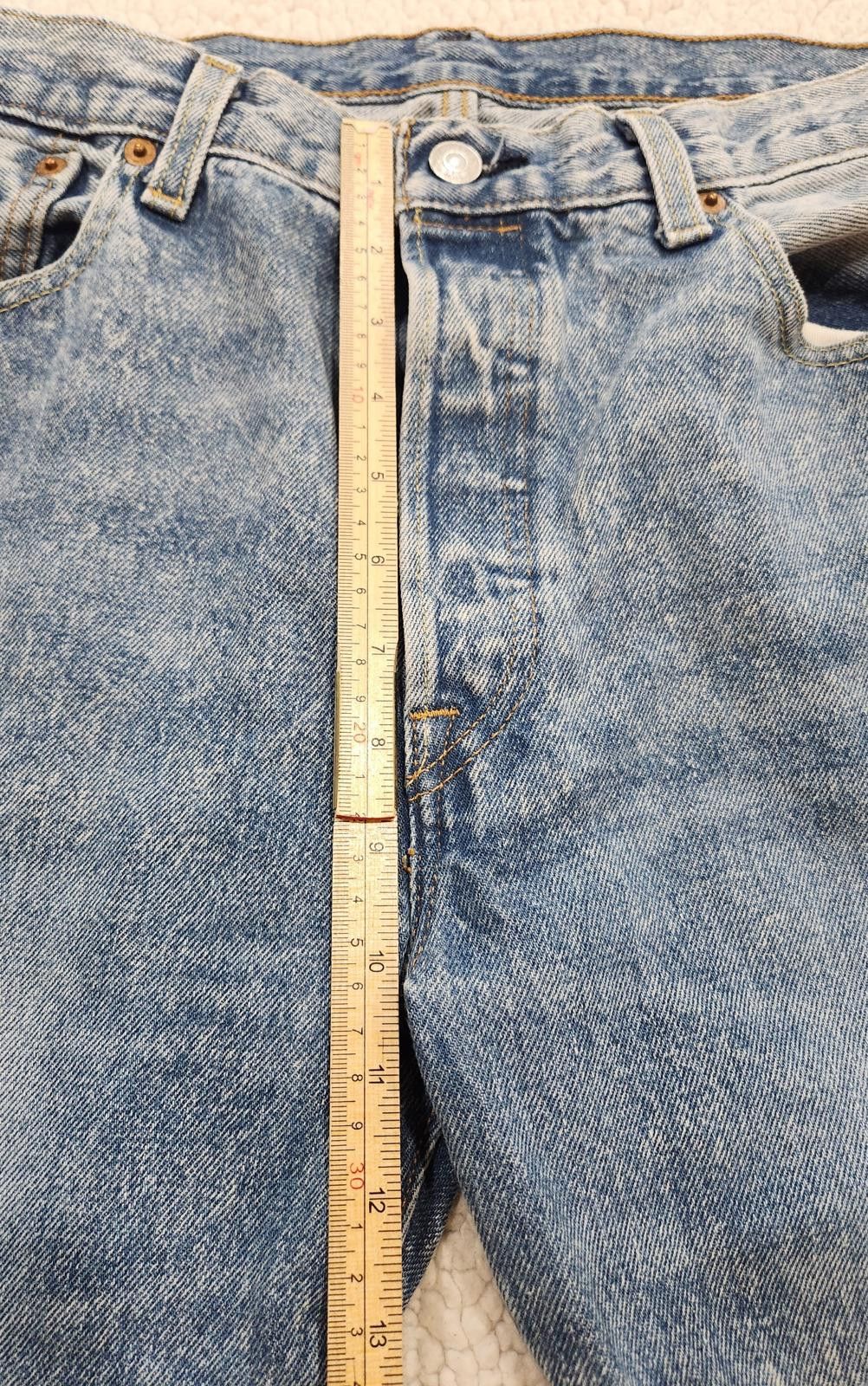 Levi's Levi's Mens 501 Button Fly Straight Leg Jeans Size US 34 / EU 50 - 8 Thumbnail