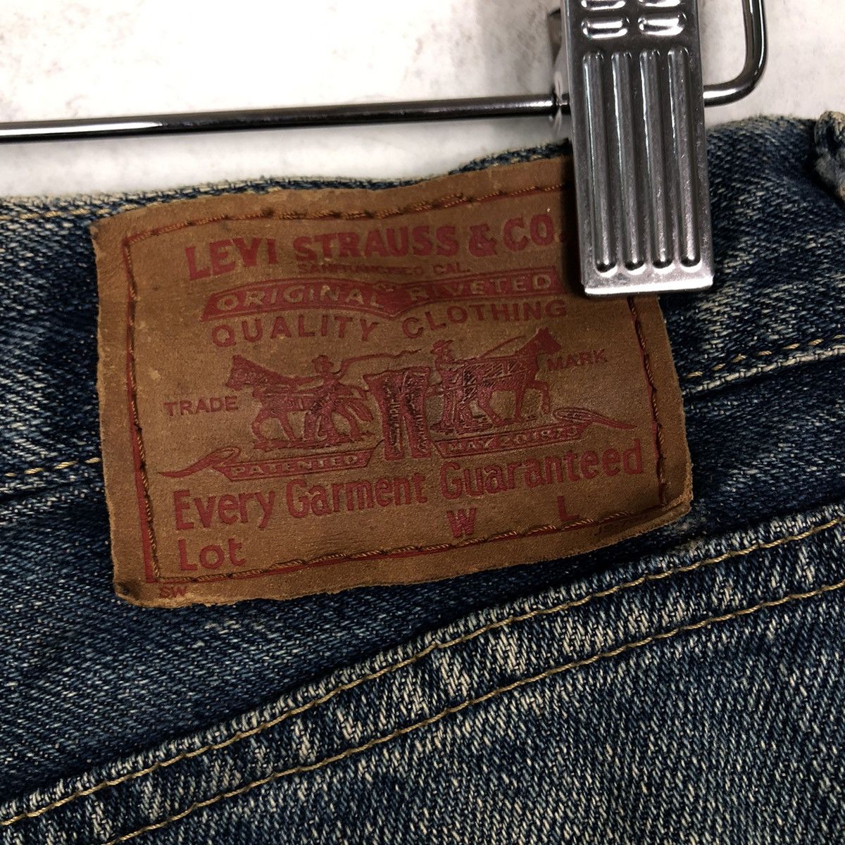 Levi's 🔥Vintage Levi’s Denim Jeans Biker Wear Japan Made Size US 30 / EU 46 - 15 Thumbnail