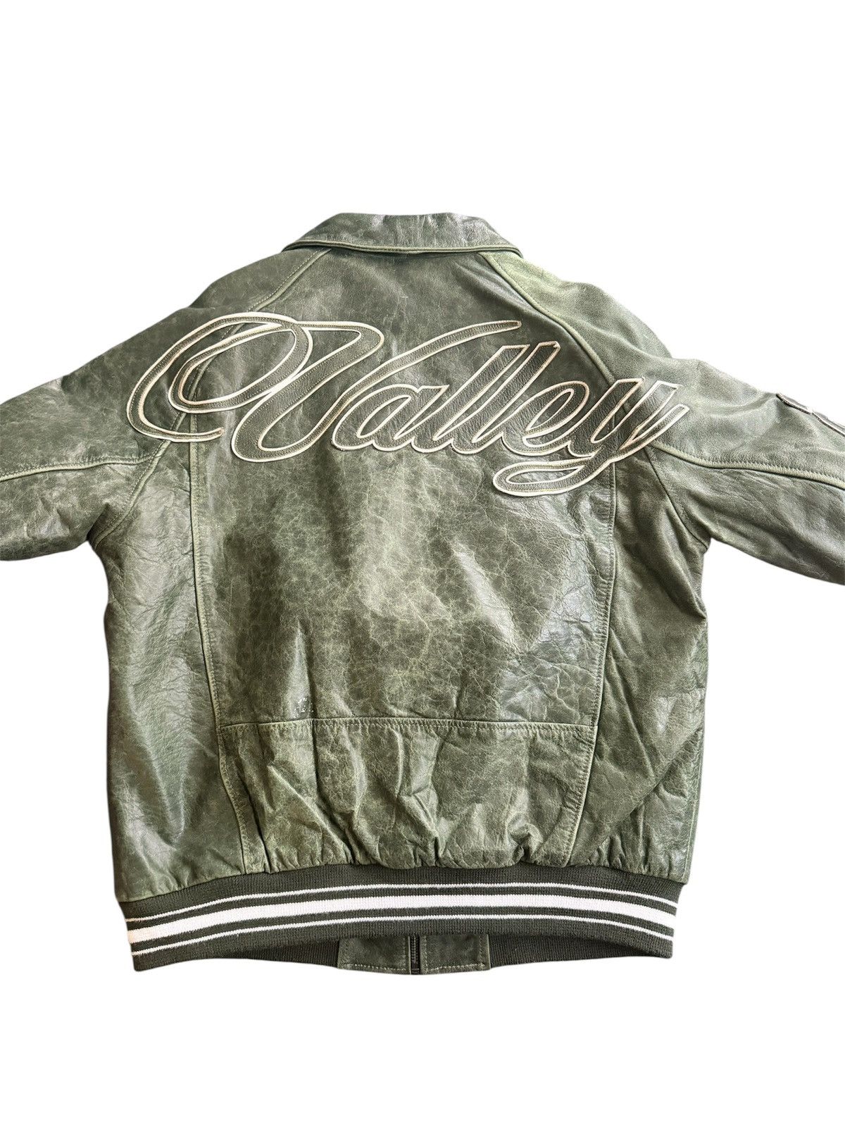 Vale Vale valley dreams leather olive jacket pre owned large Size US L / EU 52-54 / 3 - 2 Thumbnail