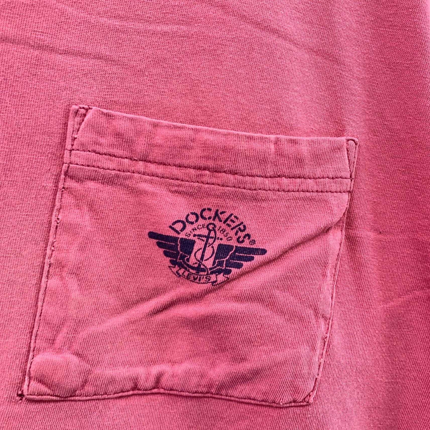 Dockers Vintage Dockers Pocket Shirt Mens Large Red Short Sleeve 90s USA Made Size L Size US L / EU 52-54 / 3 - 7 Thumbnail