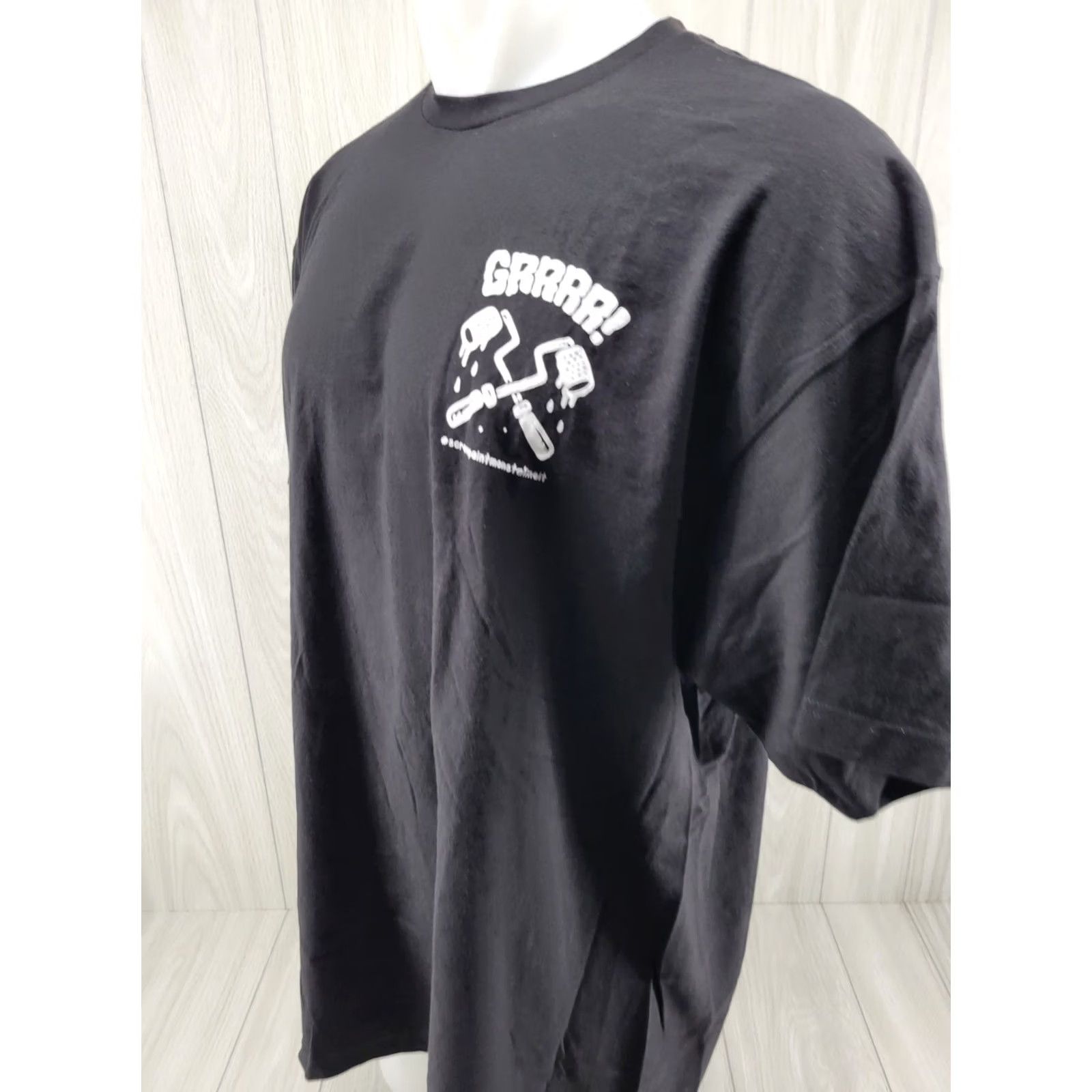 Tultex Monstaliner Bed Liner Shirt Men's 2XL Black Short Sleeve Tultex T-Shirt Size US XXL / EU 58 / 5 - 4 Thumbnail