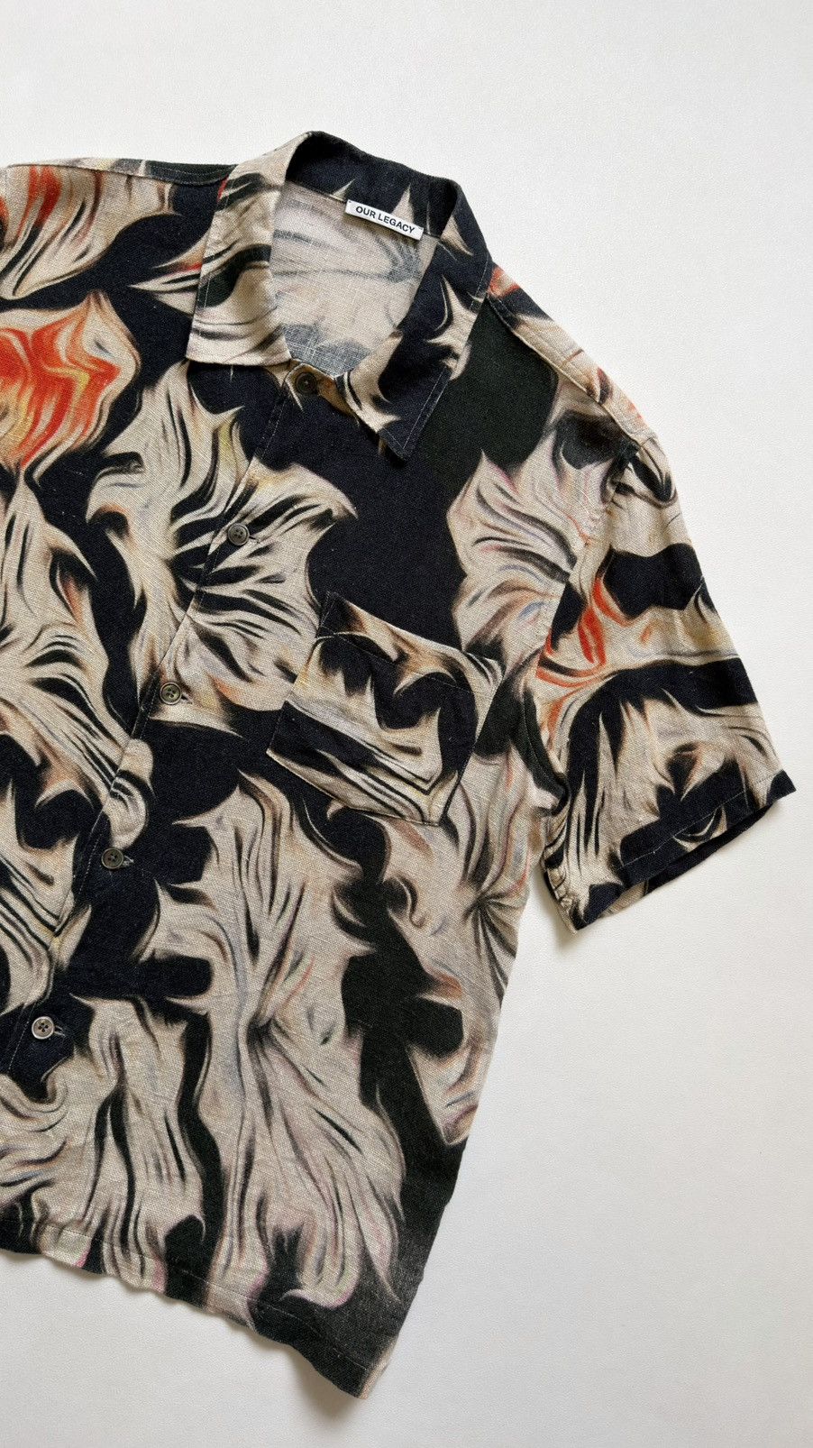 Our Legacy ‘Flame Platigra’ Print Box Shirt Size US M / EU 48-50 / 2 - 7 Thumbnail