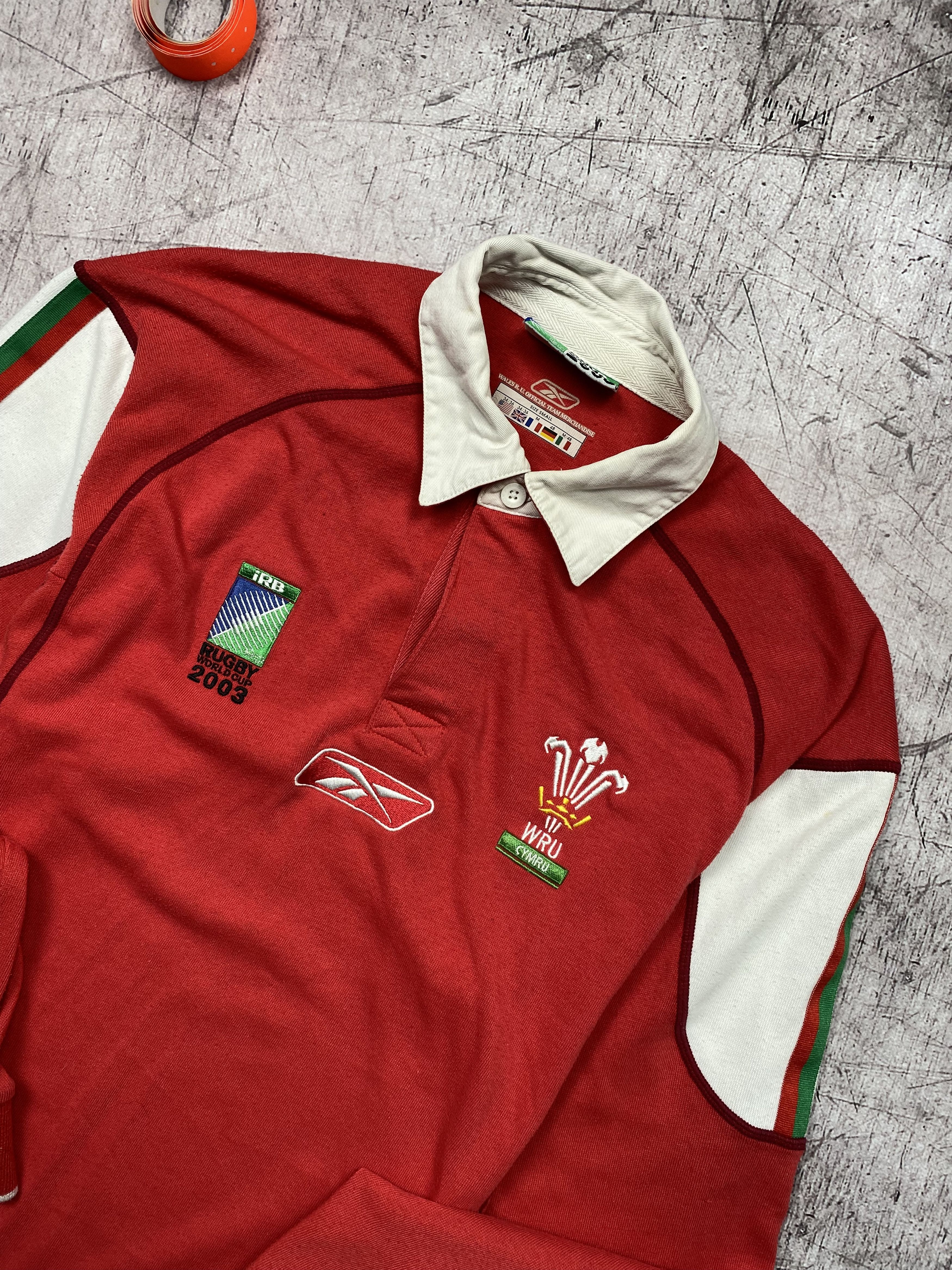 Reebok × Vintage Reebok 2003 Vintage Rugby World Cup Long Sleeve Polo Shirt Size US M / EU 48-50 / 2 - 2 Thumbnail