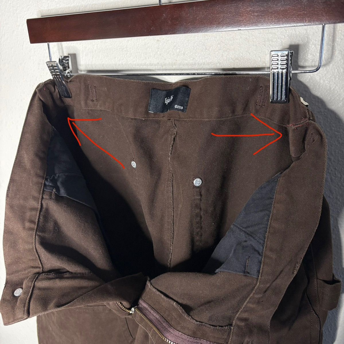 Vuja De VUJA DE Brown Double Knee Pants HEMMED Size US 32 / EU 48 - 10 Thumbnail