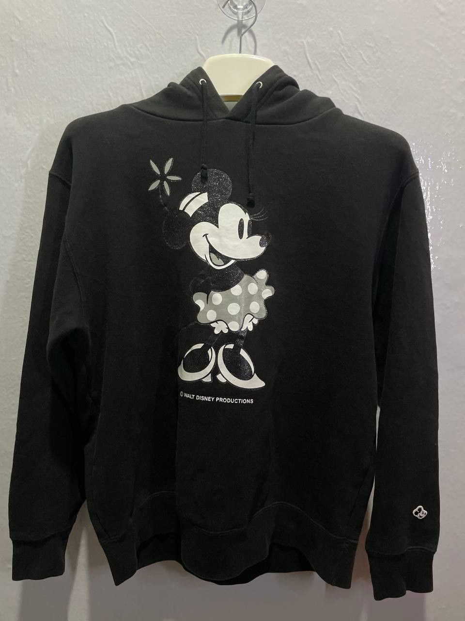 Disney Disney Minnie Mouse Faded Gray Hoodie Sweatshirt Size S / US 4 / IT 40 - 1 Thumbnail