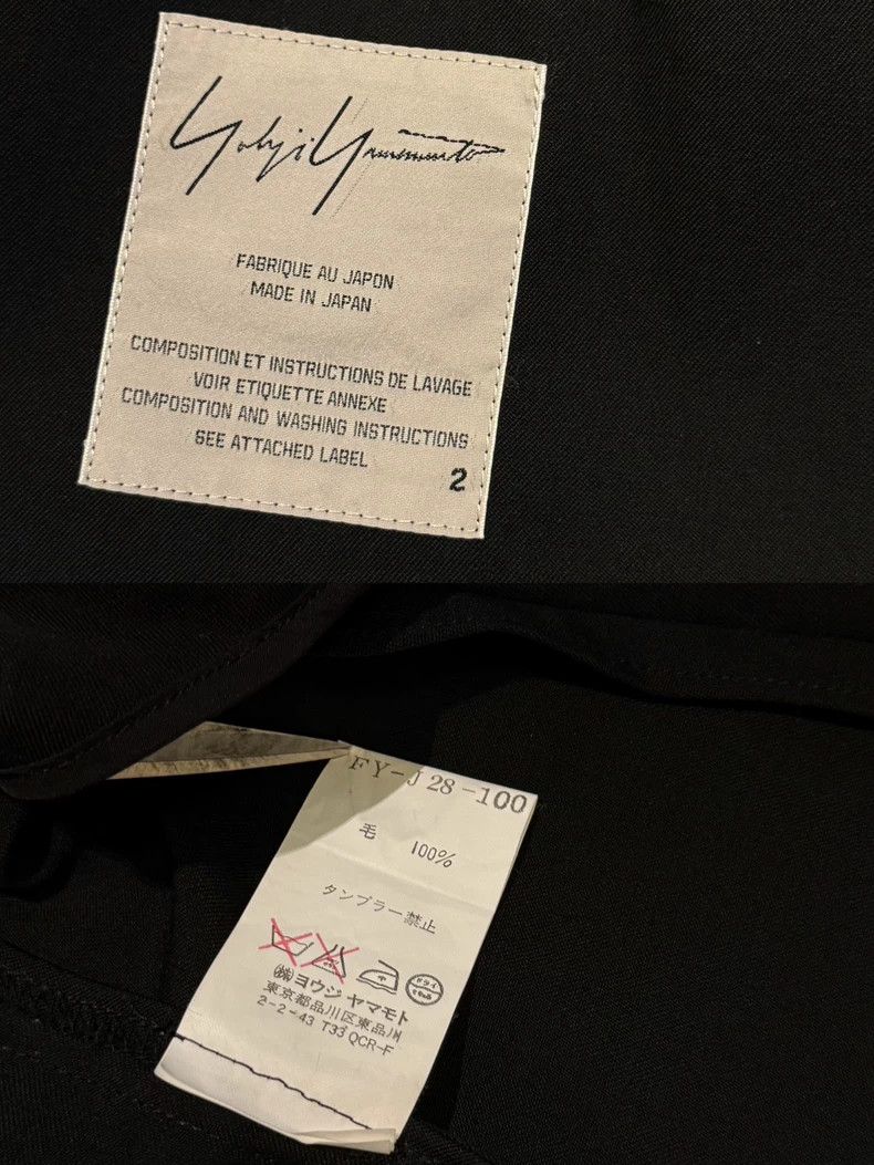 Yohji Yamamoto Yohji Yamamoto 05ss slanting shoulder design asymmetric jac Size US M / EU 48-50 / 2 - 9 Thumbnail