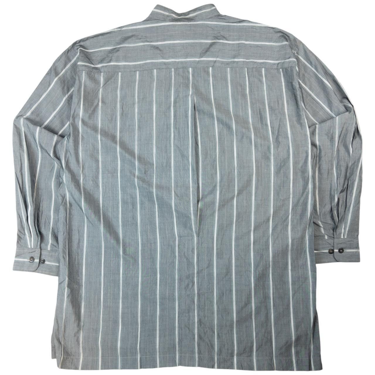 Issey Miyake Vintage Issey Miyake Striped Long Sleeve Shirt Size M Size US M / EU 48-50 / 2 - 2 Thumbnail